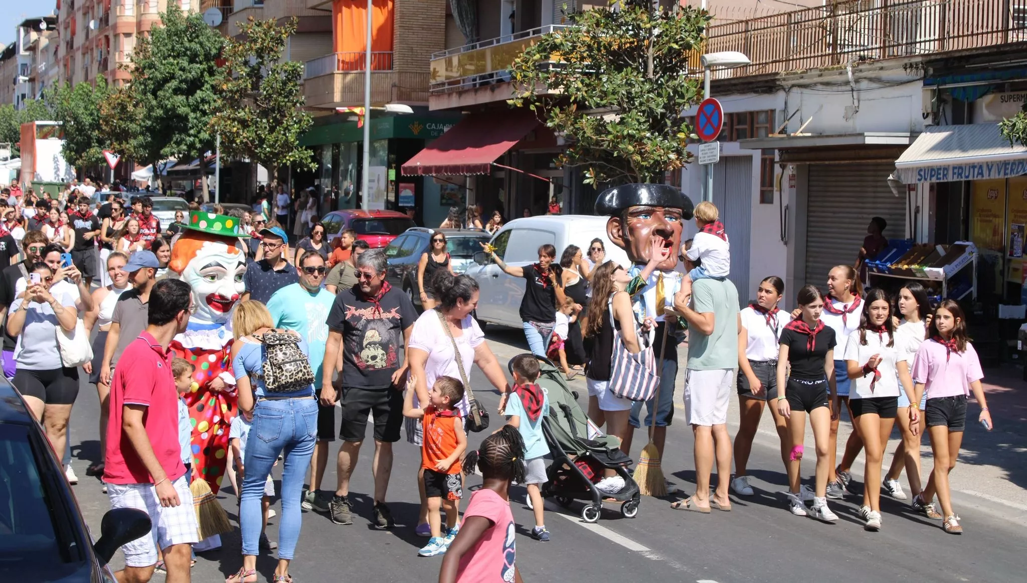 Inicio de las fiestas de Tamarite de Litera