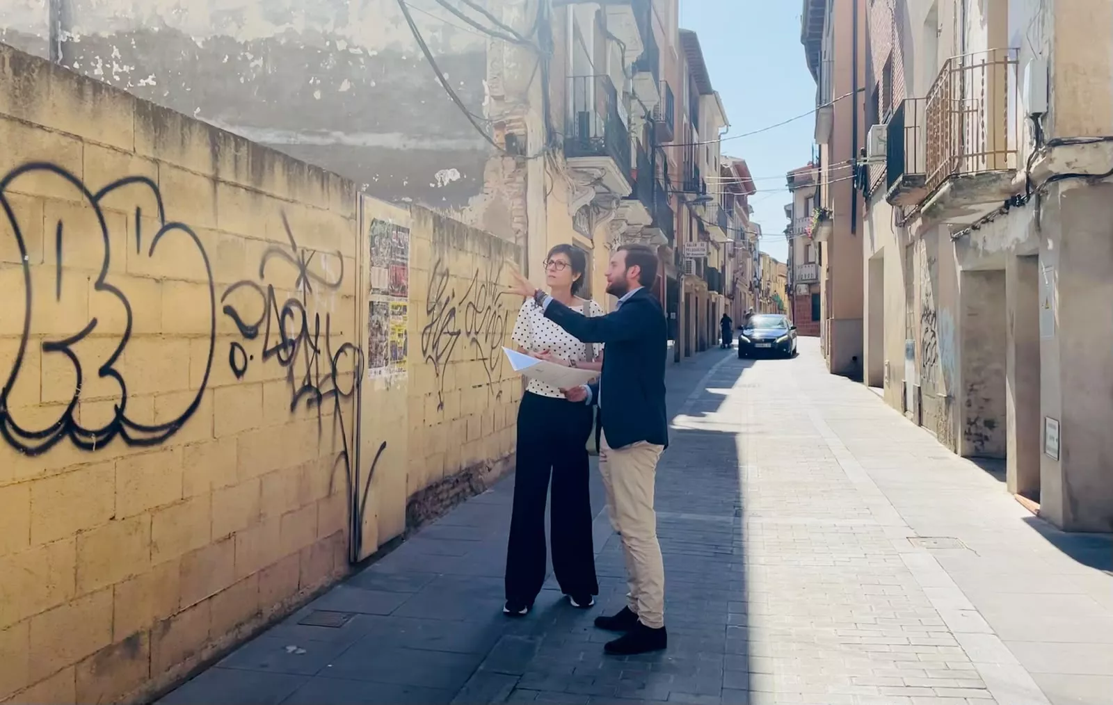 Monzón licita las obras para un nuevo acceso al casco antiguo uniendo Santa Bárbara con Joaquín Costa.