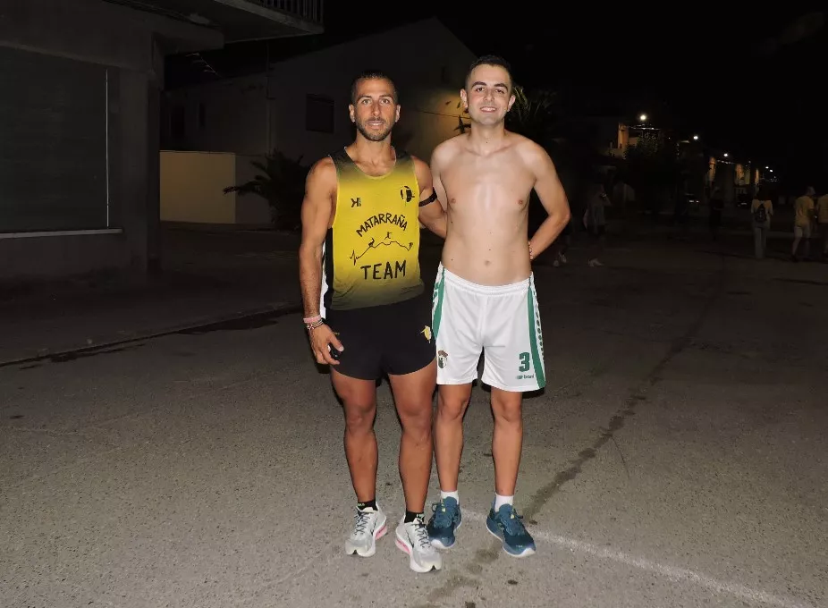 Los corredores locales Iván Suelves y Guillermo Rodés