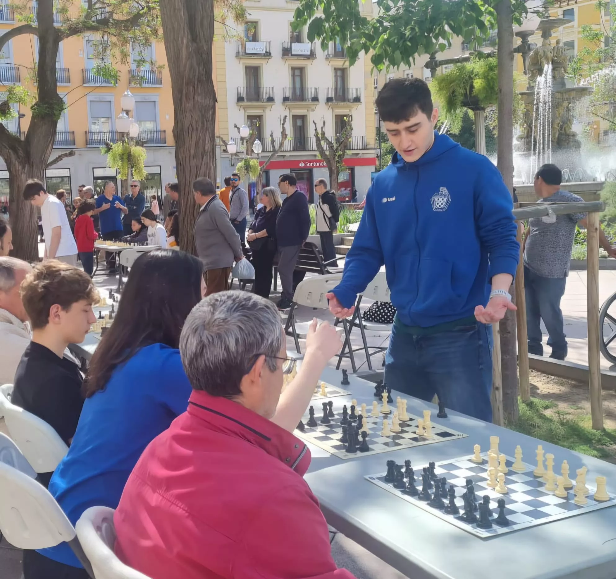 José Escartín, campeón de aragón individual absoluto de ajedrez.