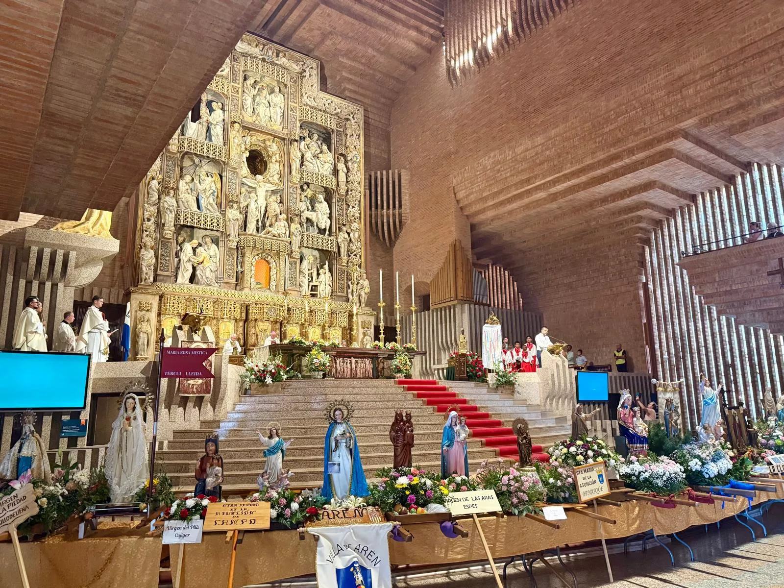 47 Romería de Vírgenes de Ribagorza y Sobrarbe en Torreciudad. Foto Diócesis de Barbastro-Monzón
