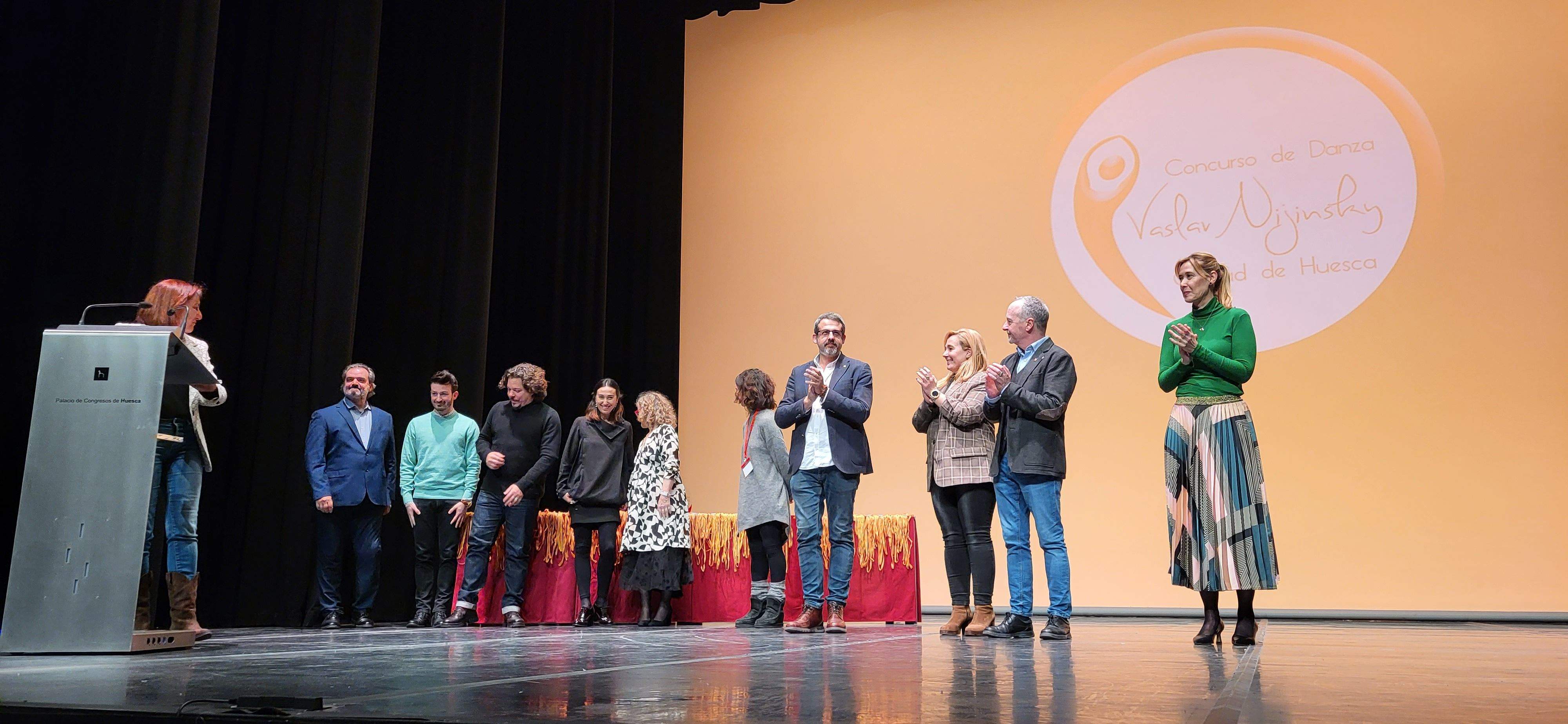 Entrega de premios del IX Concurso de Danza Vaslav Nijinsky Ciudad de Huesca. Foto Myriam Martínez