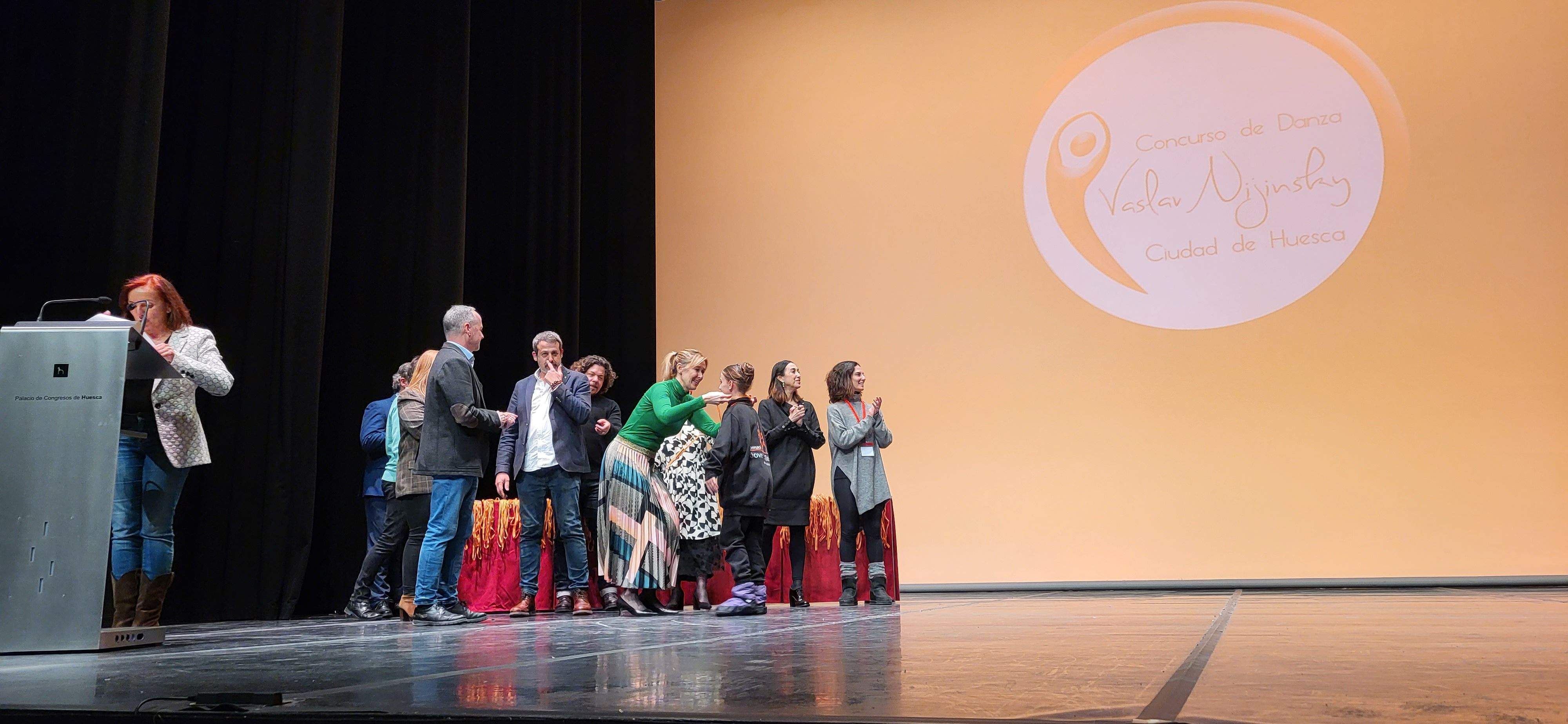 Entrega de premios del IX Concurso de Danza Vaslav Nijinsky Ciudad de Huesca. Foto Myriam Martínez