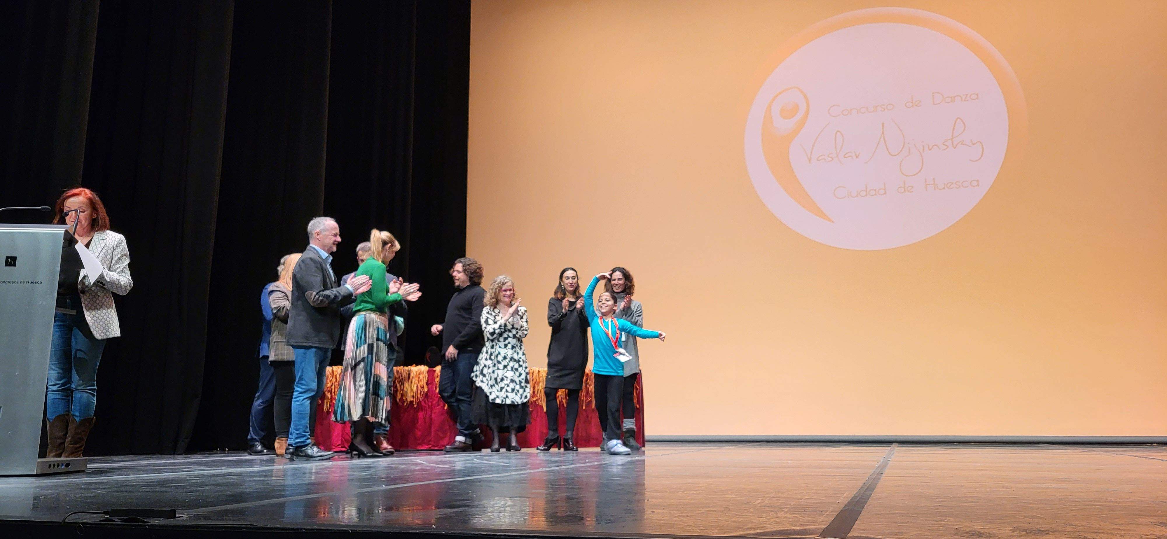 Entrega de premios del IX Concurso de Danza Vaslav Nijinsky Ciudad de Huesca. Foto Myriam Martínez