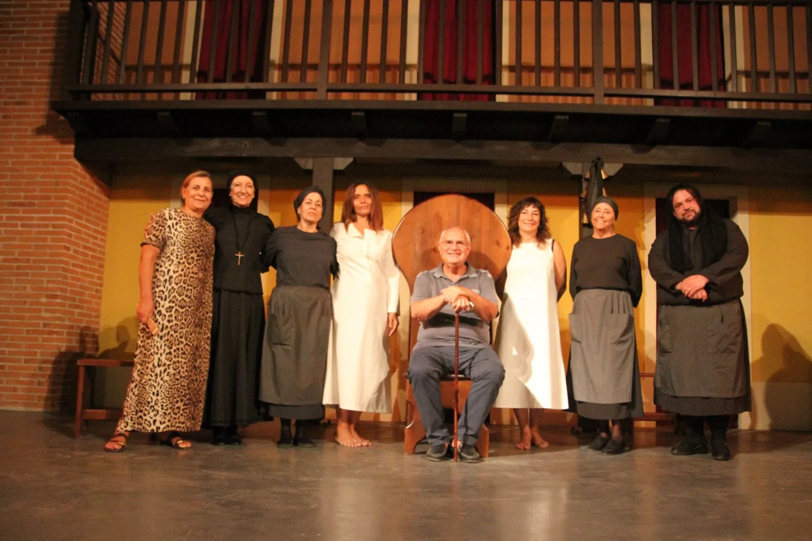 Representación del Teatro de Robras de la obra "Perra fiel". Foto Carlos Neofato