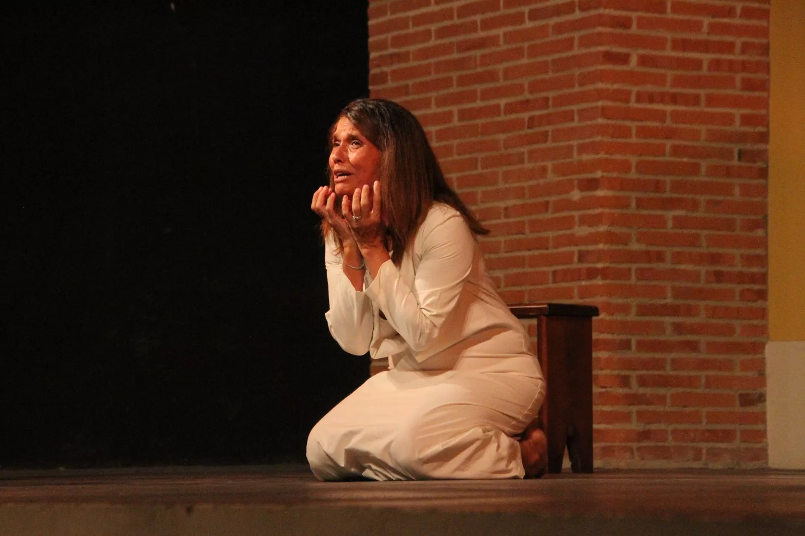 Representación del Teatro de Robras de la obra "Perra fiel". Foto Carlos Neofato