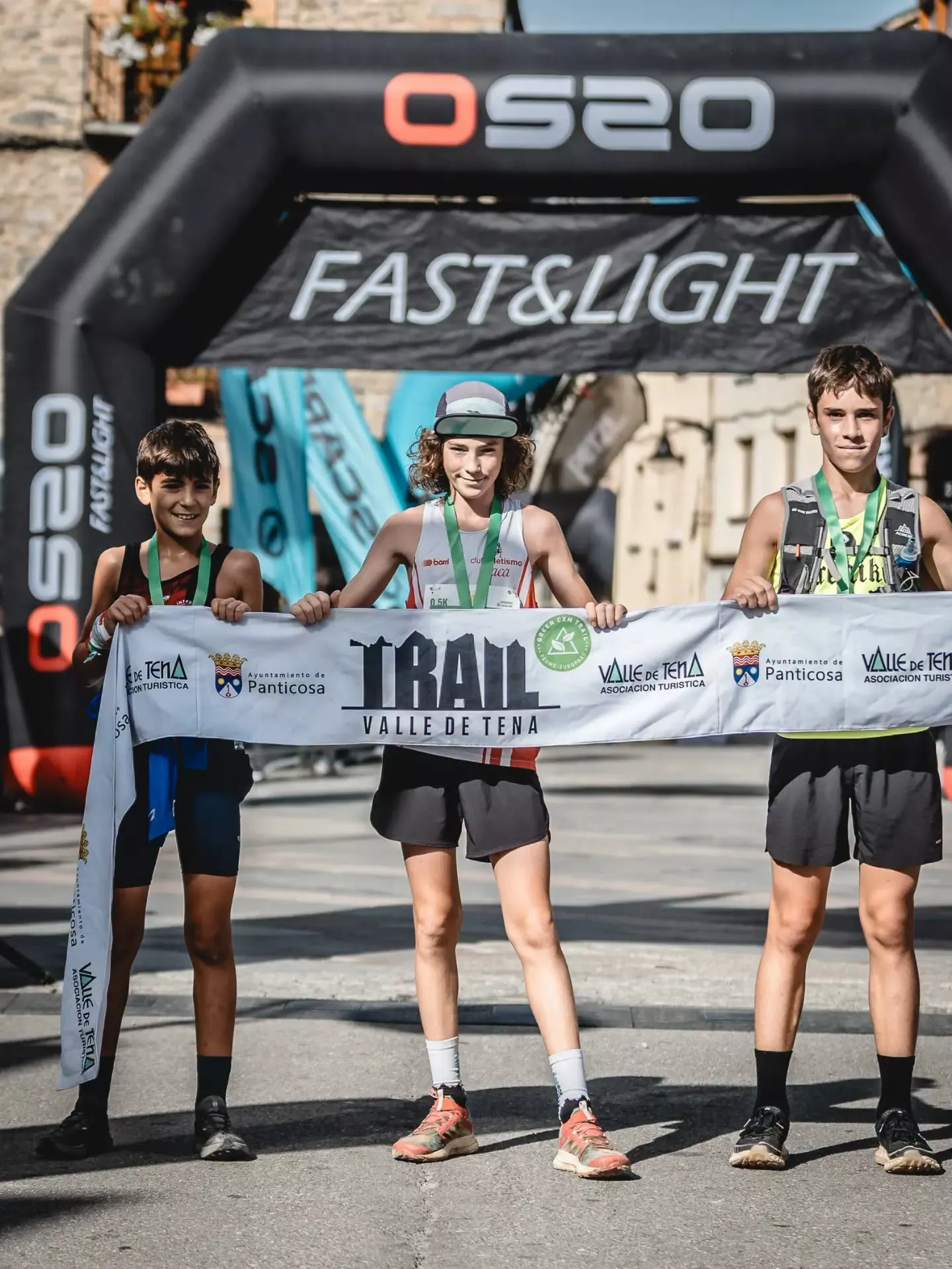 podio masculino 0,5K