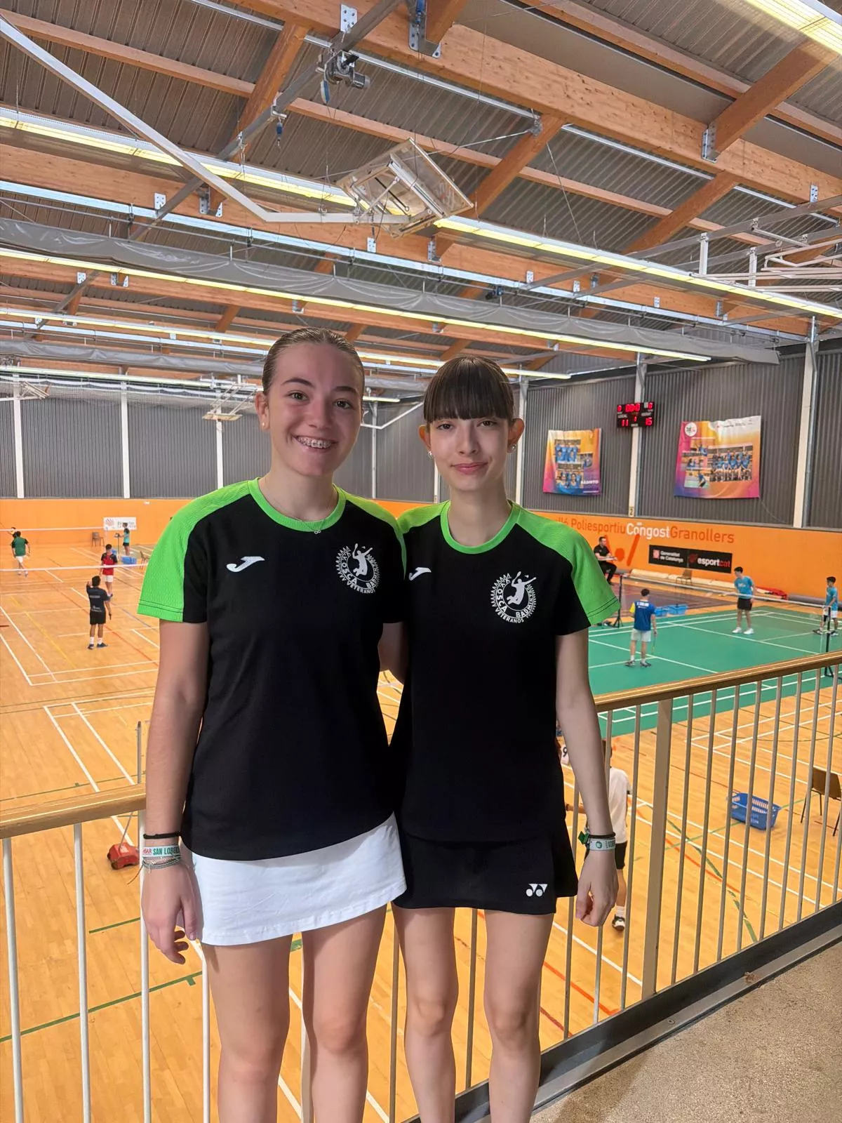 Andrea Mingarro y Emma Bibián en Granollers. Andrea Mingarro y Emma Bibián en Granollers.