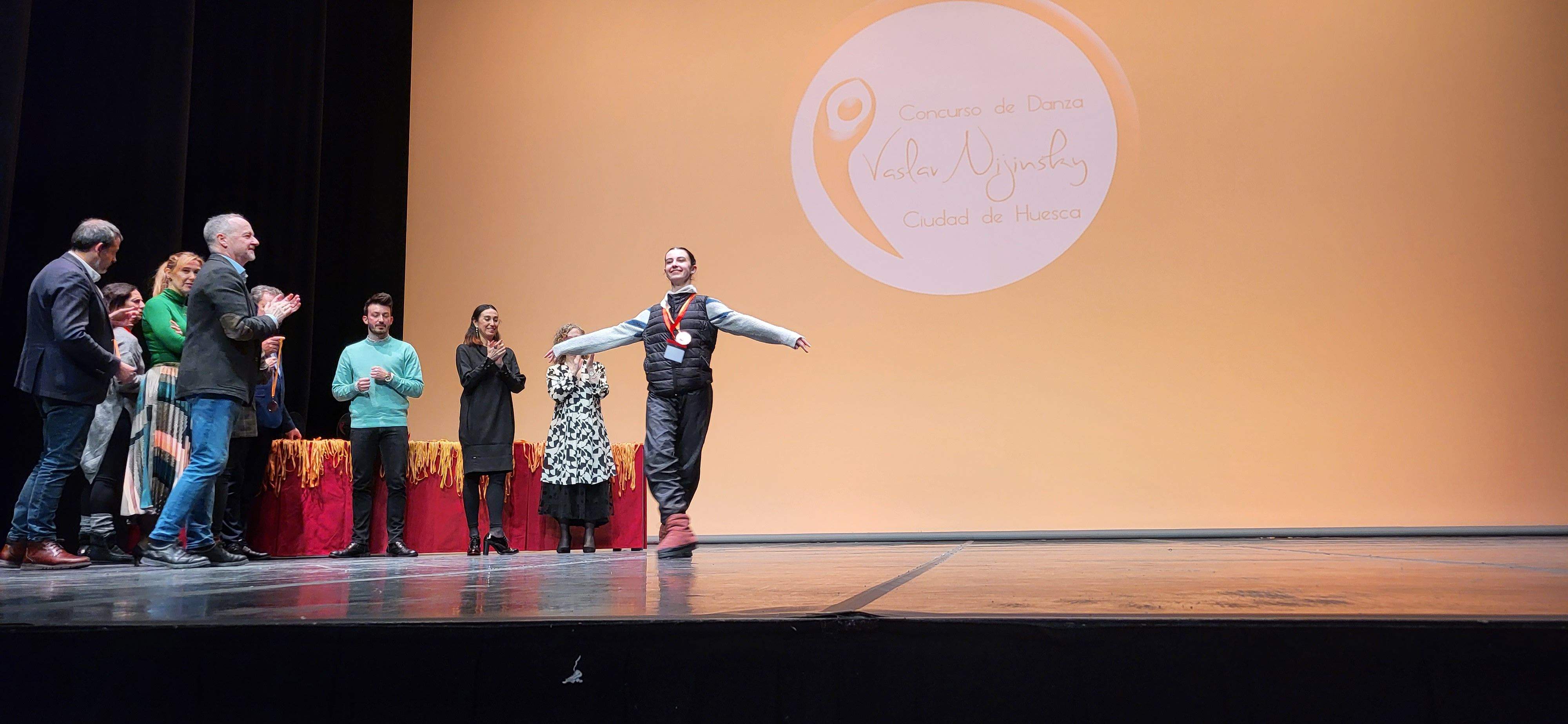 Entrega de premios del IX Concurso de Danza Vaslav Nijinsky Ciudad de Huesca. Foto Myriam Martínez