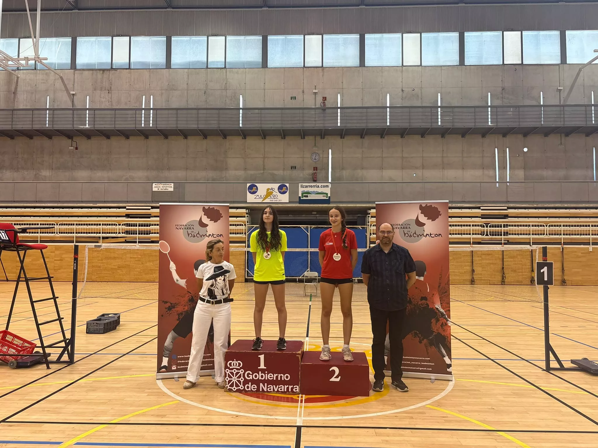 Badminton Huesca en Estella 