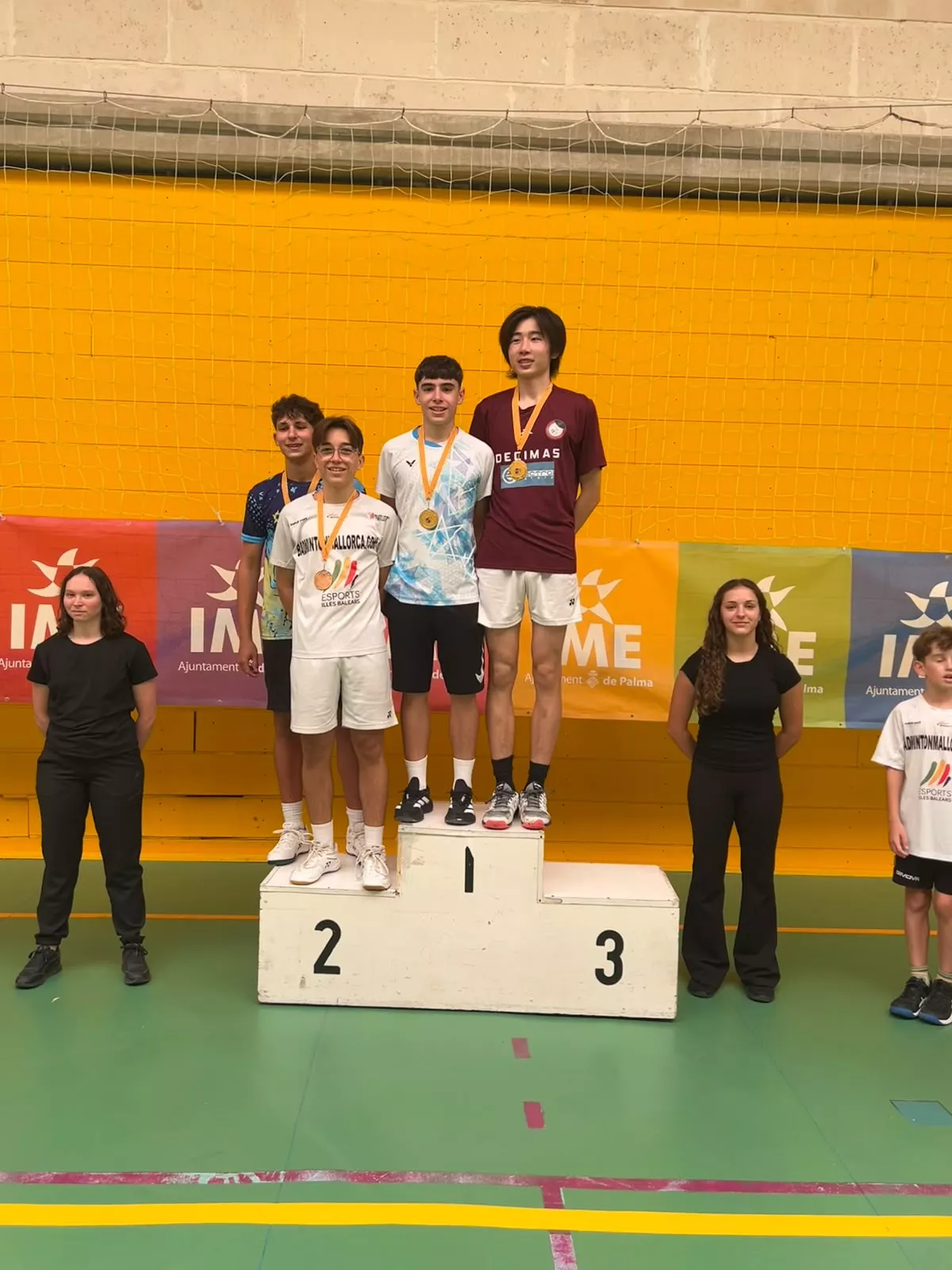 Hugo Gállego, campeón de dobles Sub-19 en Palma.