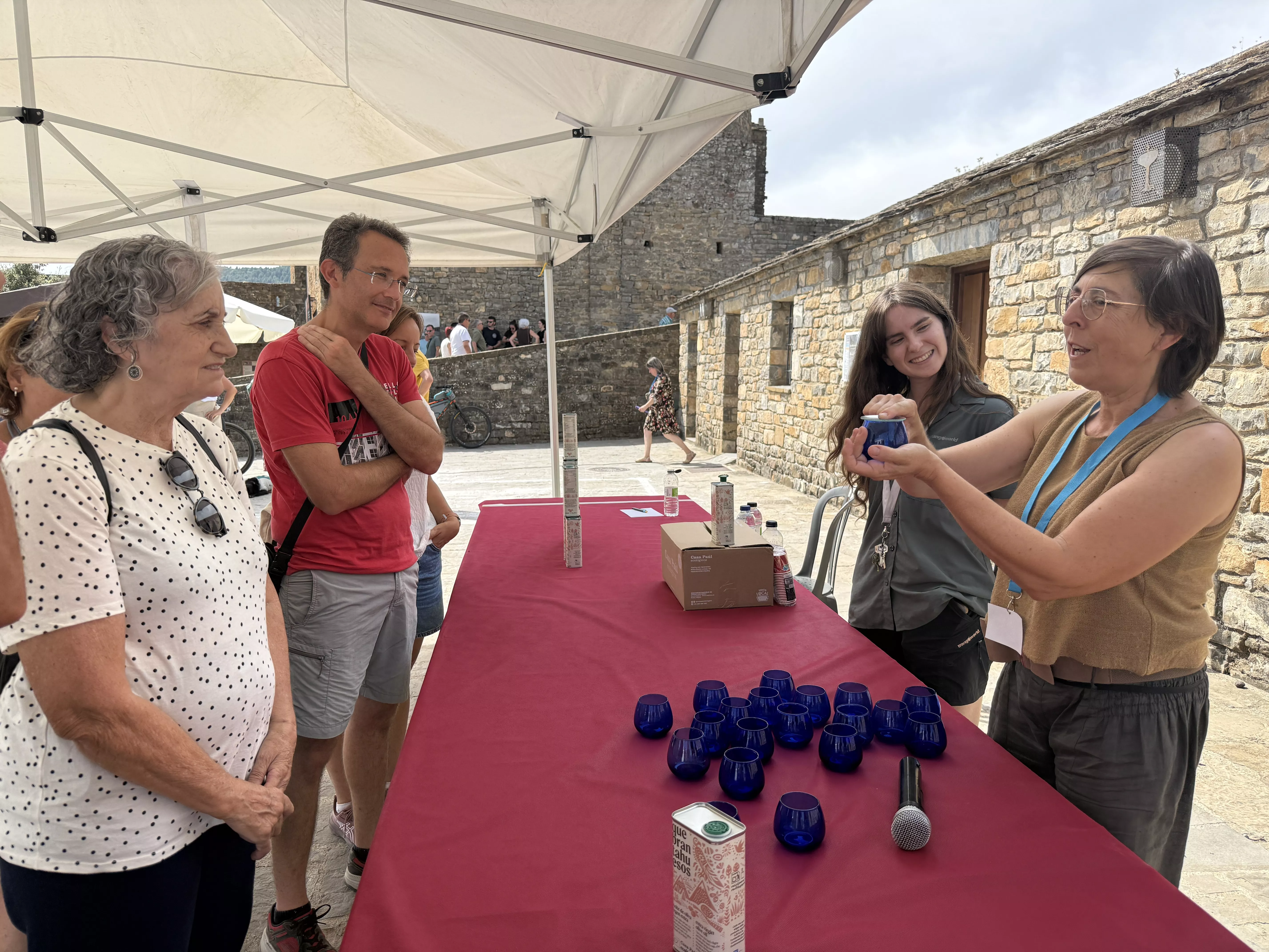Degustación del aceite Quebrantahuesos.