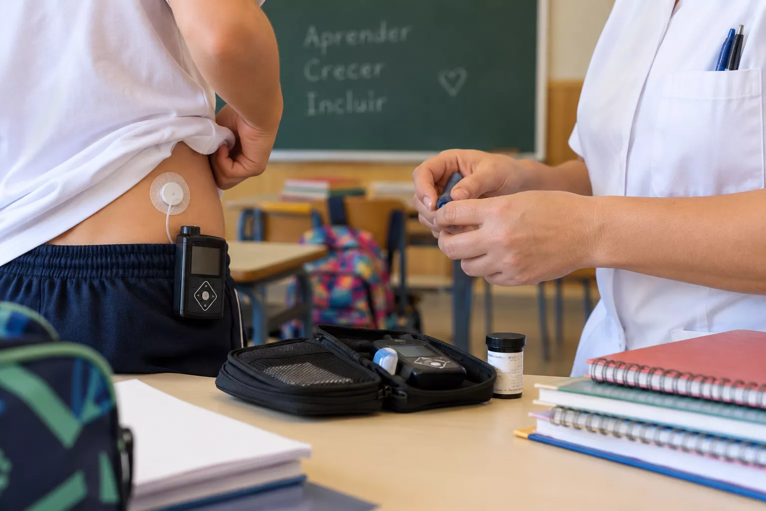 SATSE denuncia la sustitución de una enfermera por otra profesional en un colegio aragonés.