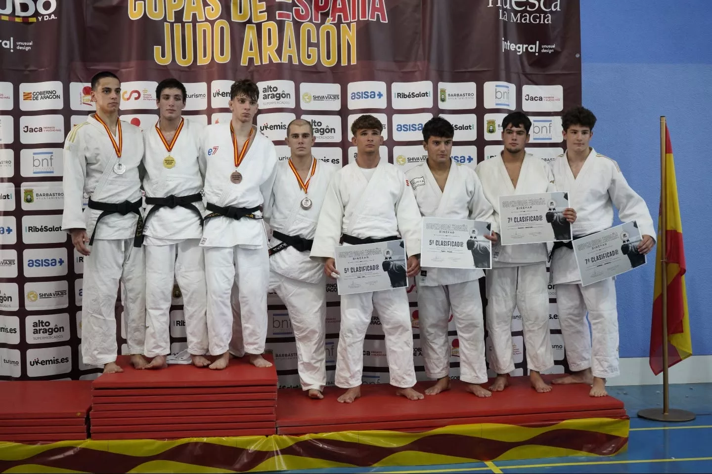 Podio masculino Supercopa Junior