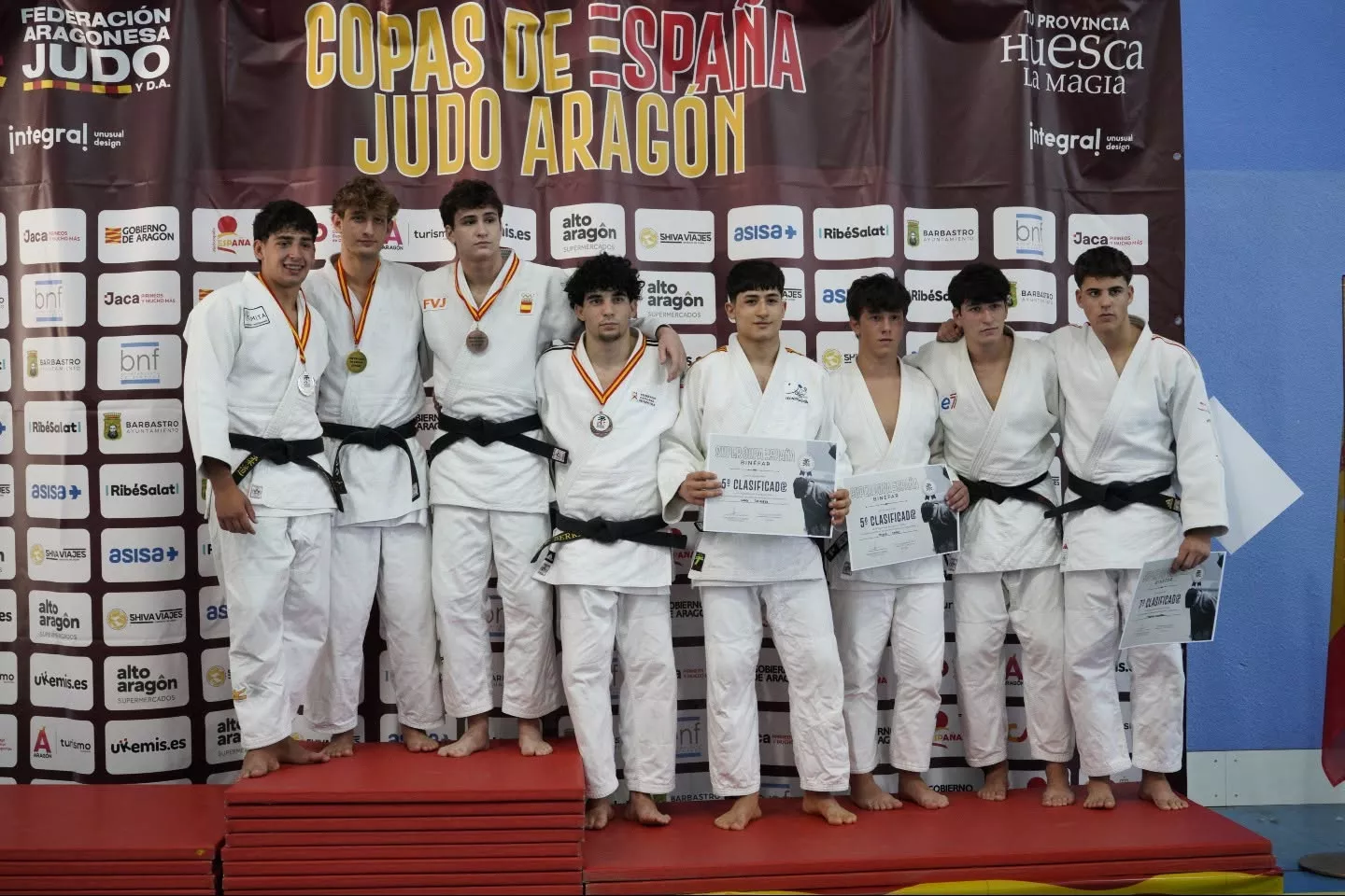 Podio masculino Supercopa Junior