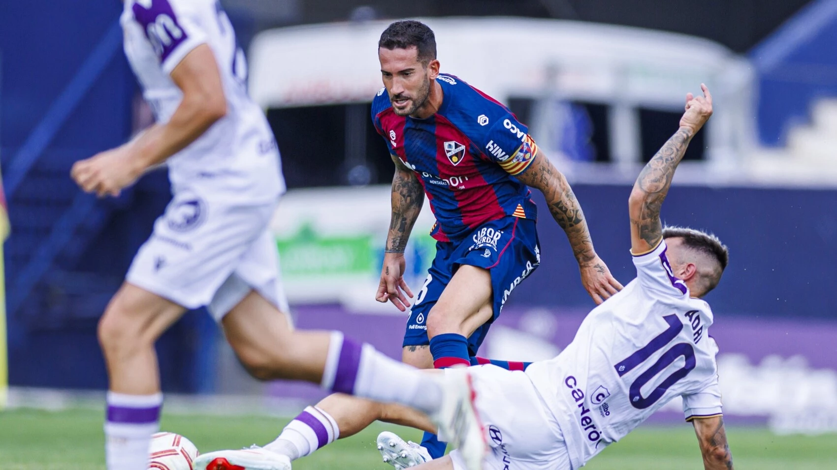 Oscar Sielva, en el partido ante el Jaén. Foto SD Huesca