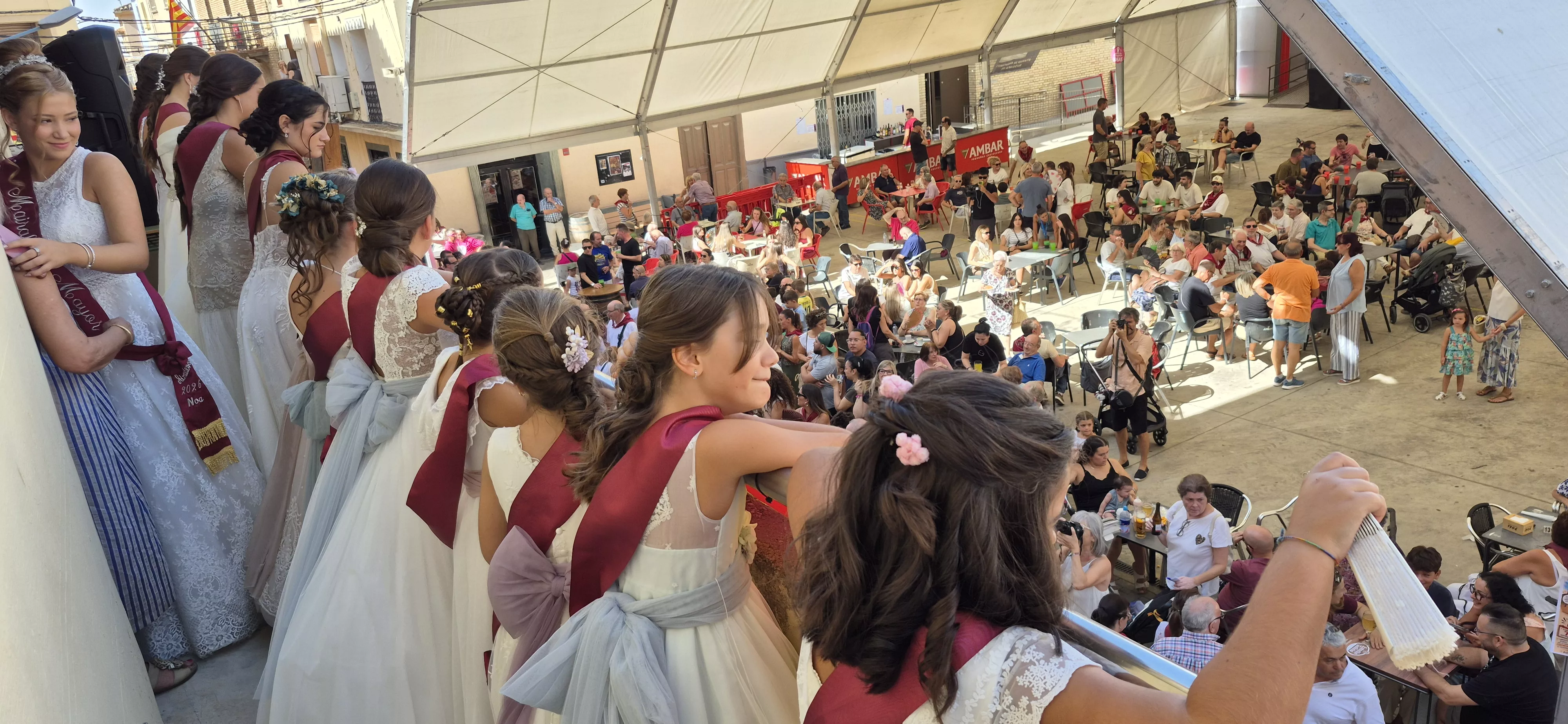Imágenes del inicio de las fiestas de Almudévar 2026. Foto Myriam Martínez