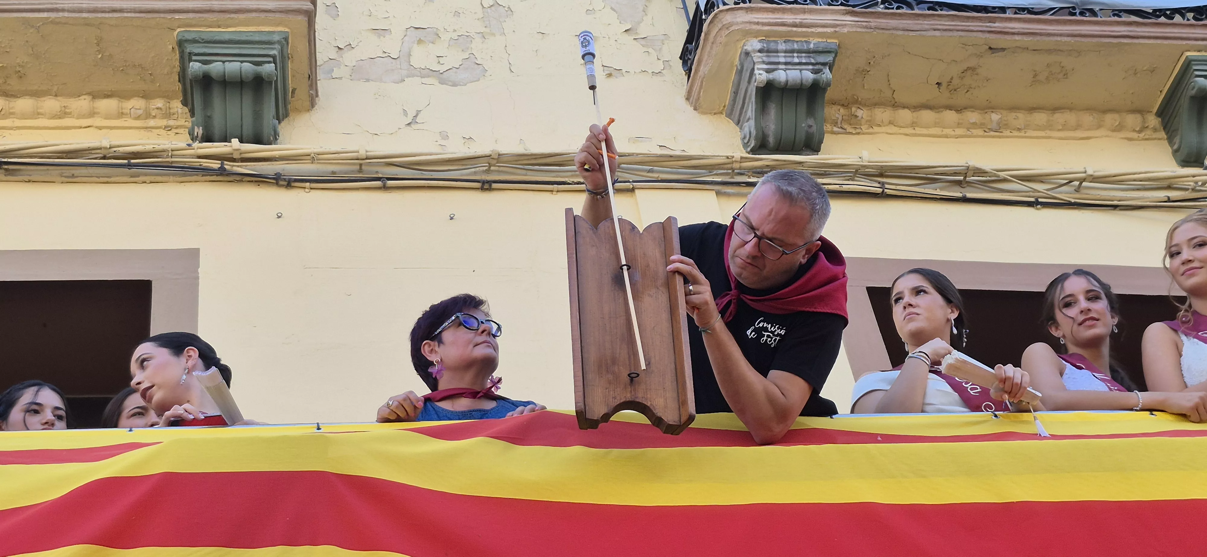 Imágenes del inicio de las fiestas de Almudévar 2026. Foto Myriam Martínez