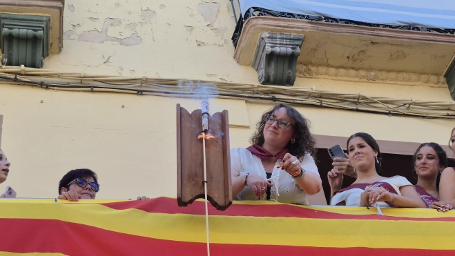 Imágenes del inicio de las fiestas de Almudévar 2026. Foto Myriam Martínez Imágenes del inicio de las fiestas de Almudévar 2026. Foto Myriam Martínez