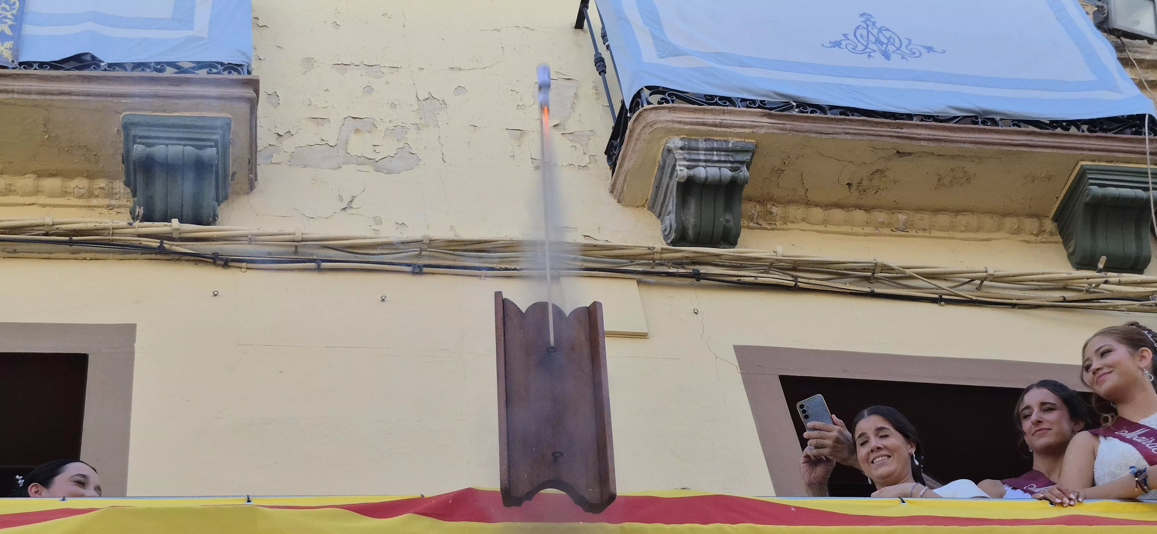 Imágenes del inicio de las fiestas de Almudévar 2026. Foto Myriam Martínez