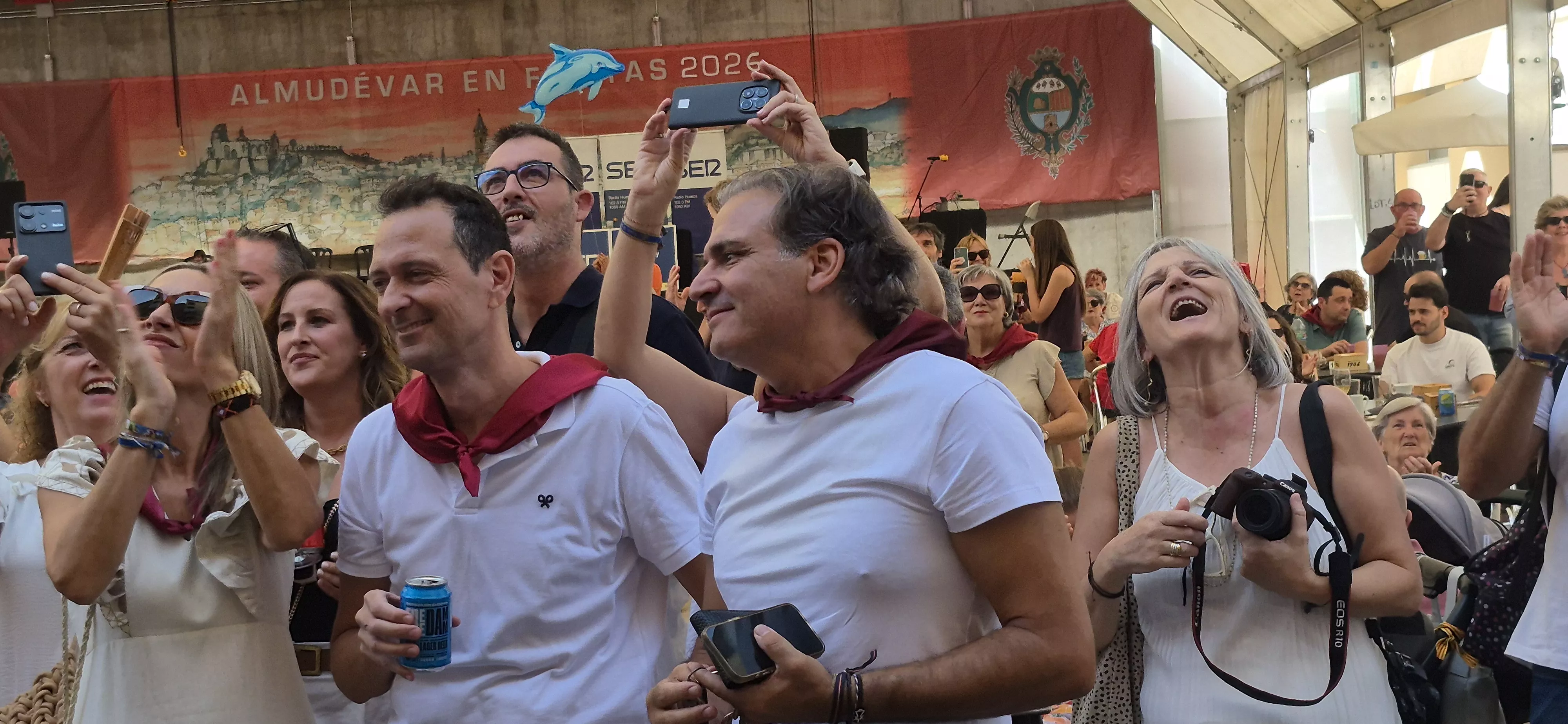 Imágenes del inicio de las fiestas de Almudévar 2026. Foto Myriam Martínez