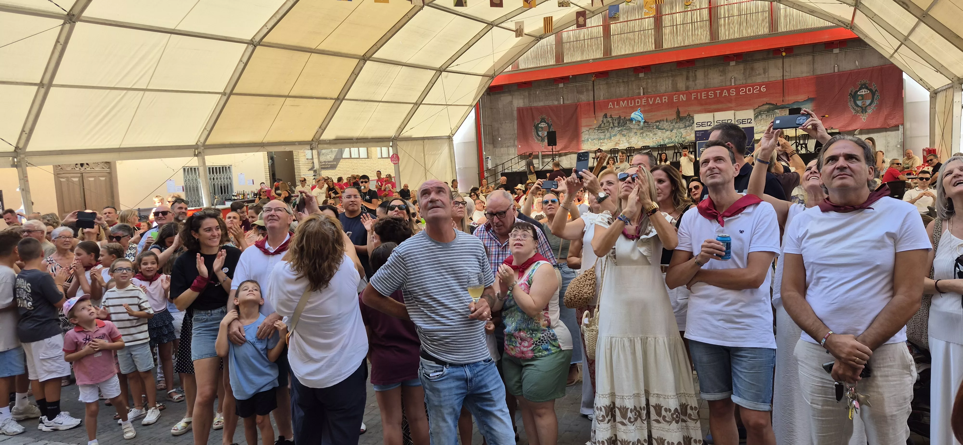 Imágenes del inicio de las fiestas de Almudévar 2026. Foto Myriam Martínez