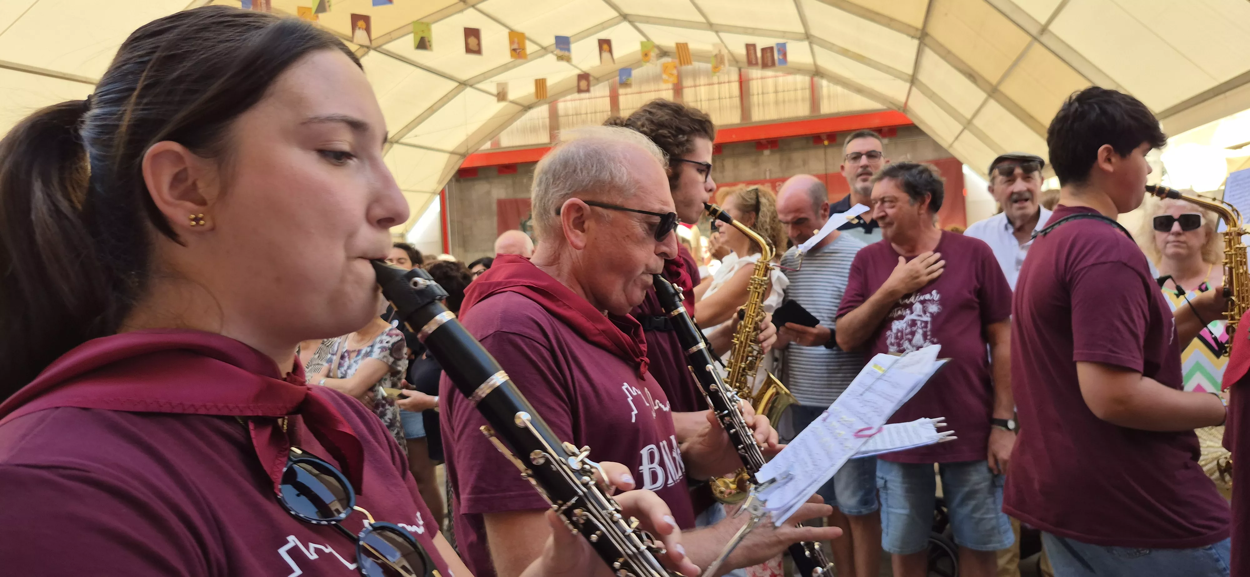 Imágenes del inicio de las fiestas de Almudévar 2026. Foto Myriam Martínez