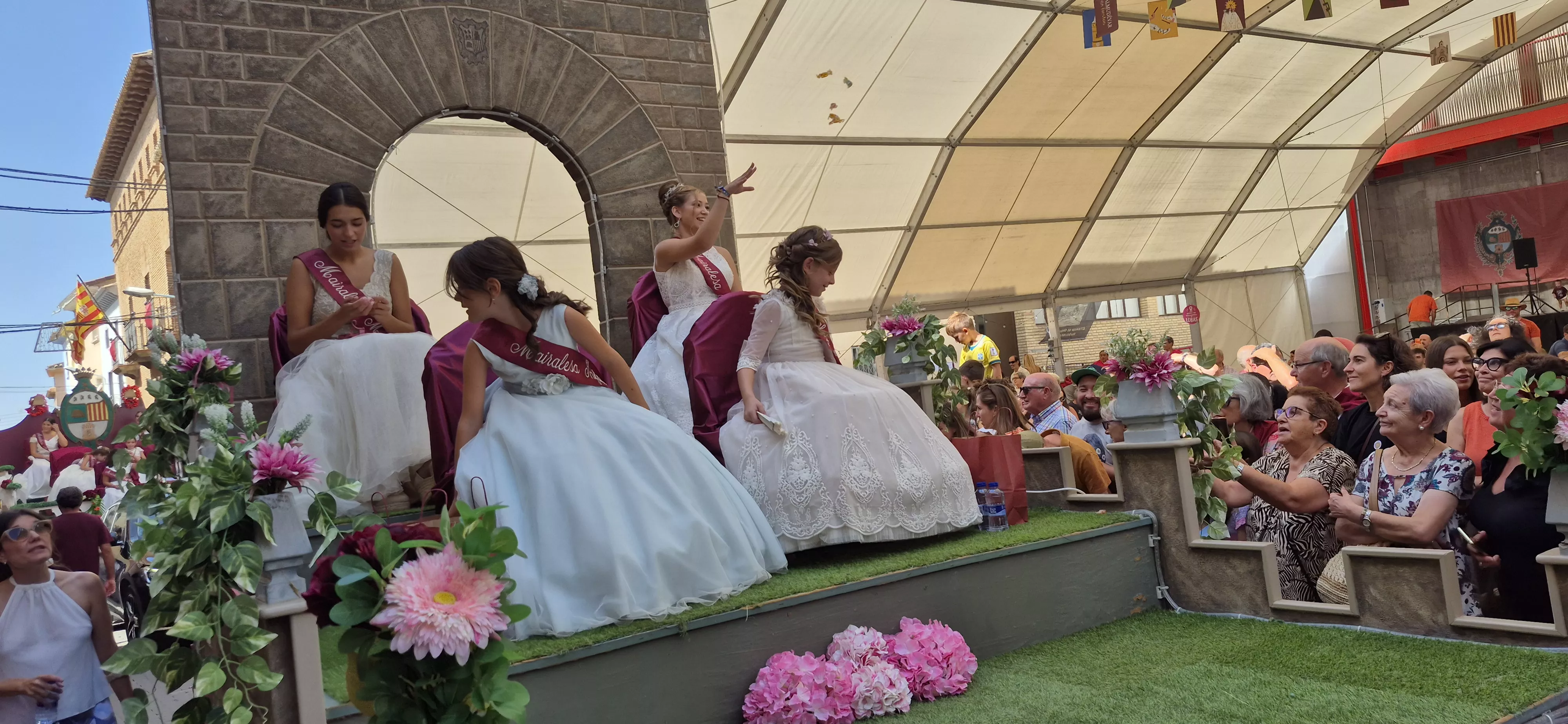 Imágenes del inicio de las fiestas de Almudévar 2026. Foto Myriam Martínez