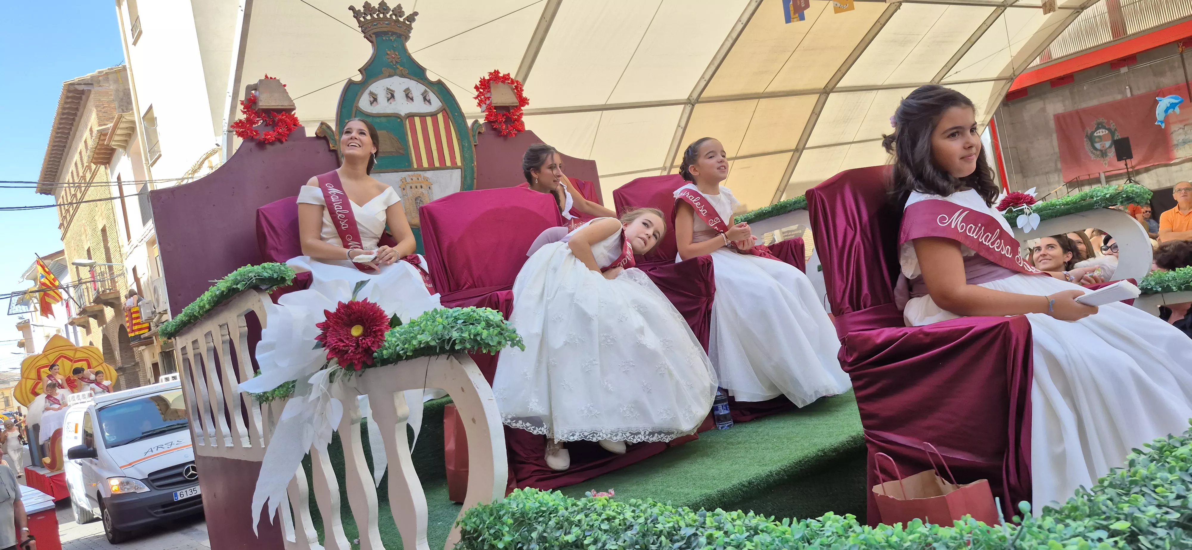 Imágenes del inicio de las fiestas de Almudévar 2026. Foto Myriam Martínez