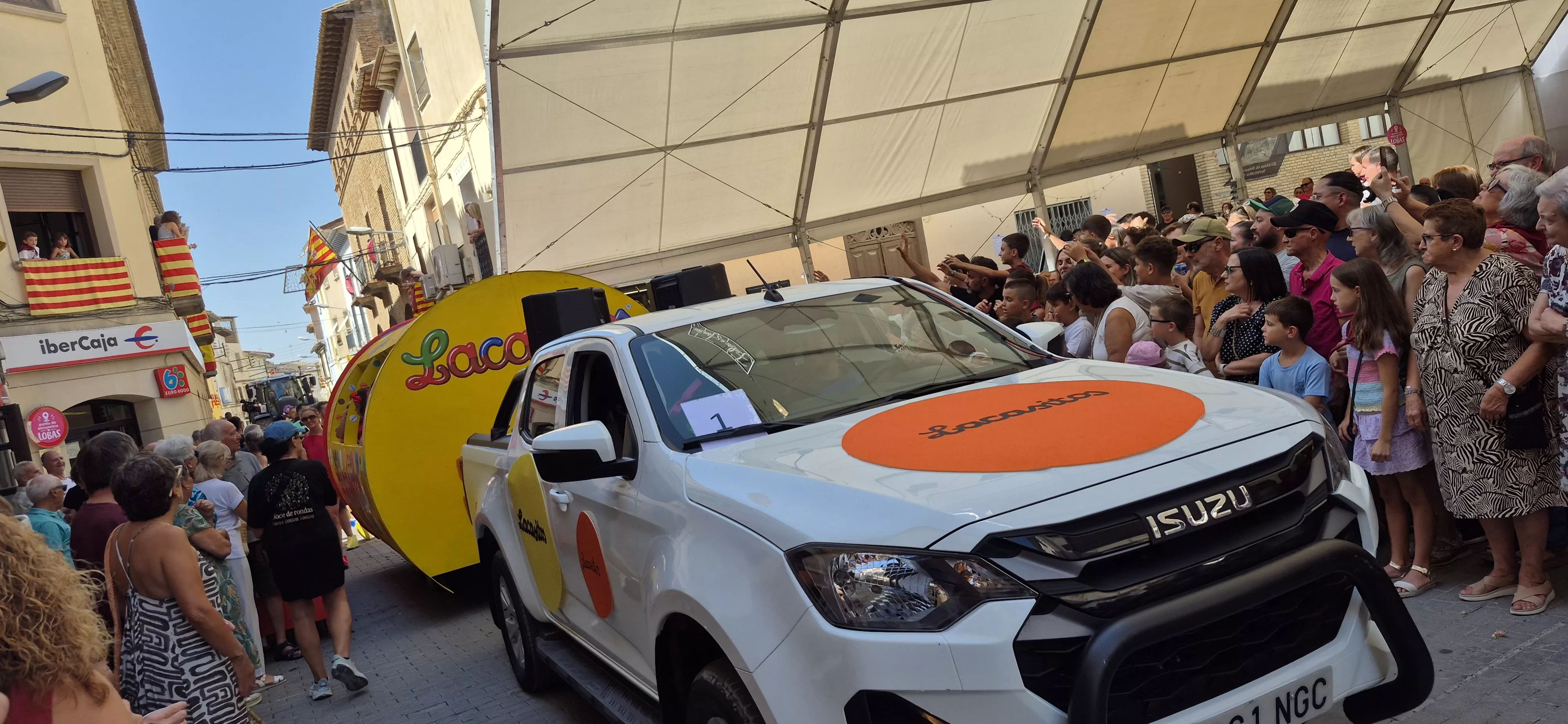Imágenes del inicio de las fiestas de Almudévar 2026. Foto Myriam Martínez