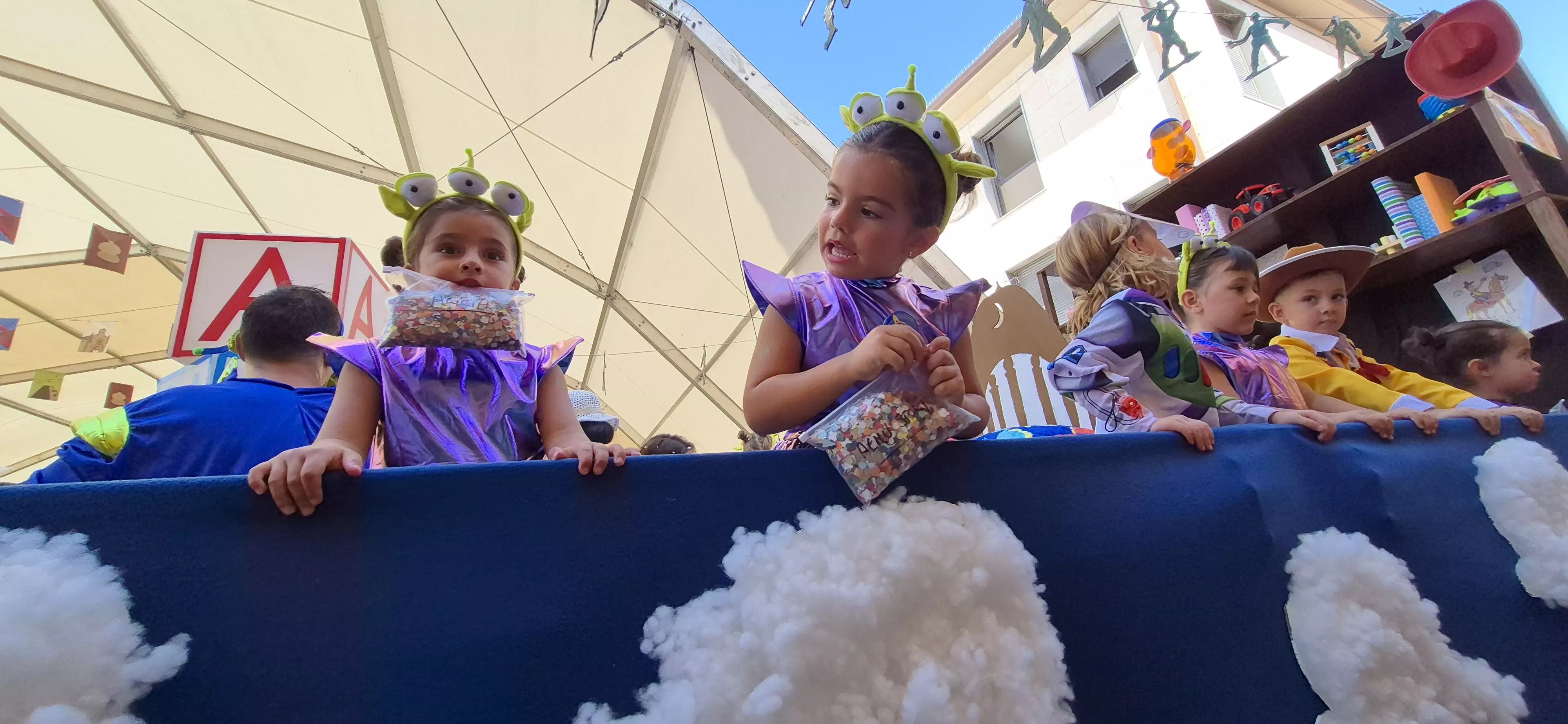 Imágenes del inicio de las fiestas de Almudévar 2026. Foto Myriam Martínez