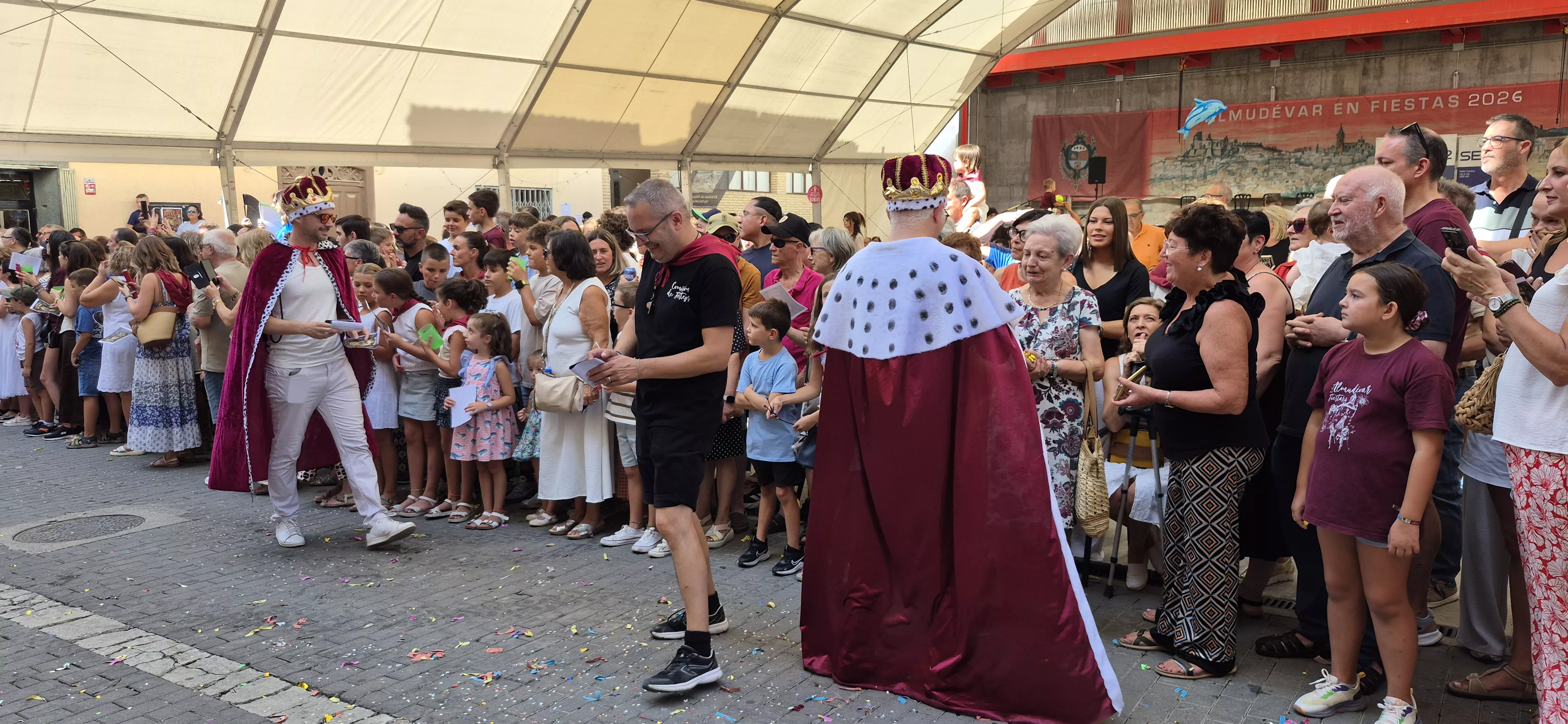 Imágenes del inicio de las fiestas de Almudévar 2026. Foto Myriam Martínez
