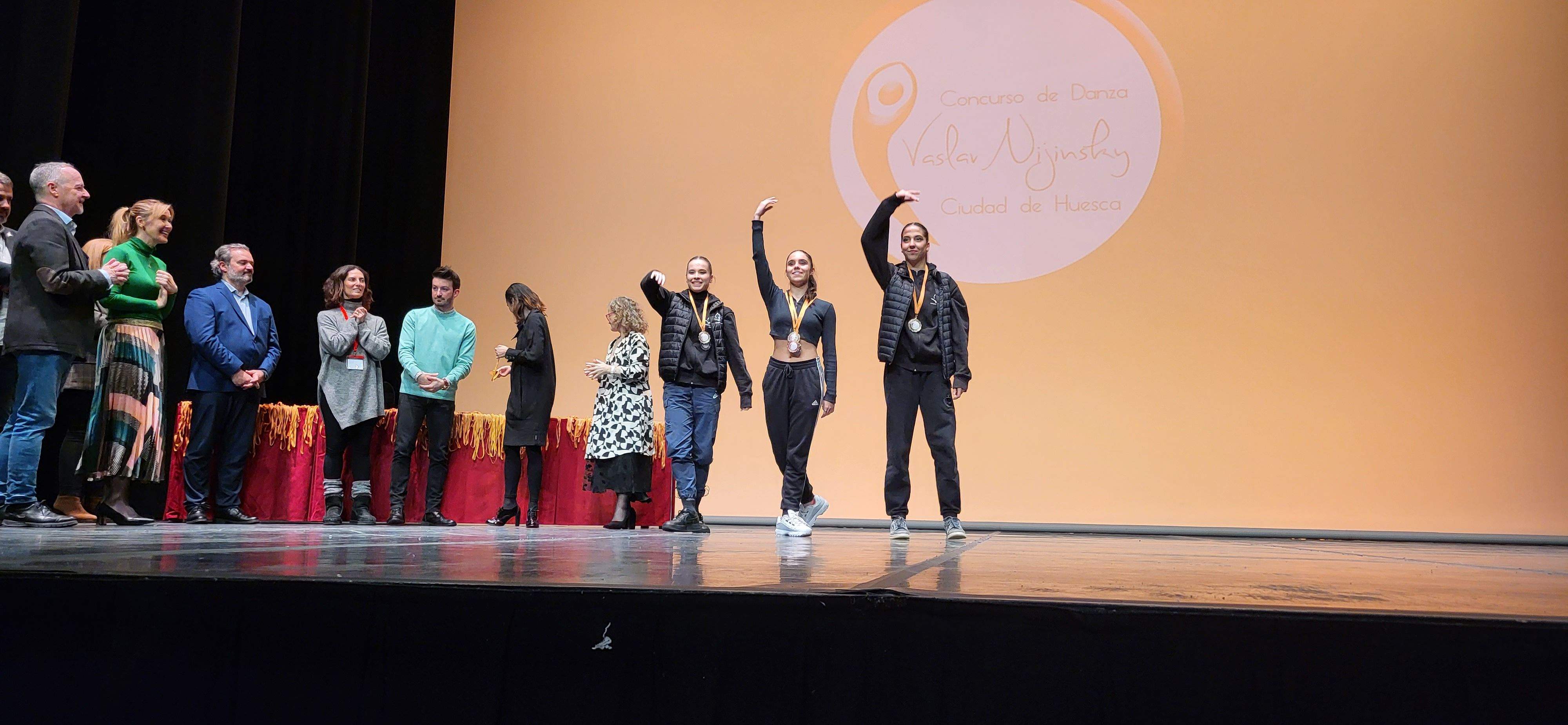 Entrega de premios del IX Concurso de Danza Vaslav Nijinsky Ciudad de Huesca. Foto Myriam Martínez