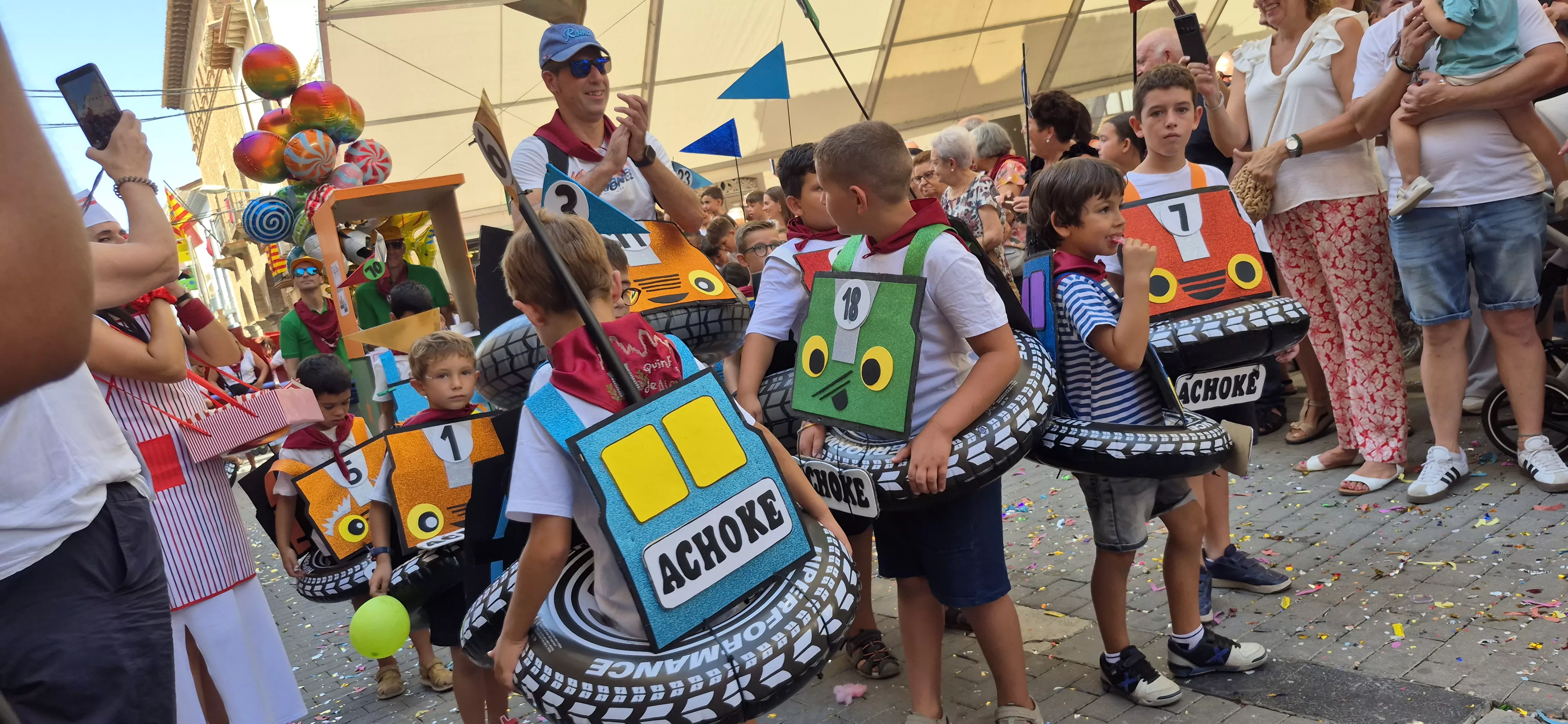 Imágenes del inicio de las fiestas de Almudévar 2026. Foto Myriam Martínez