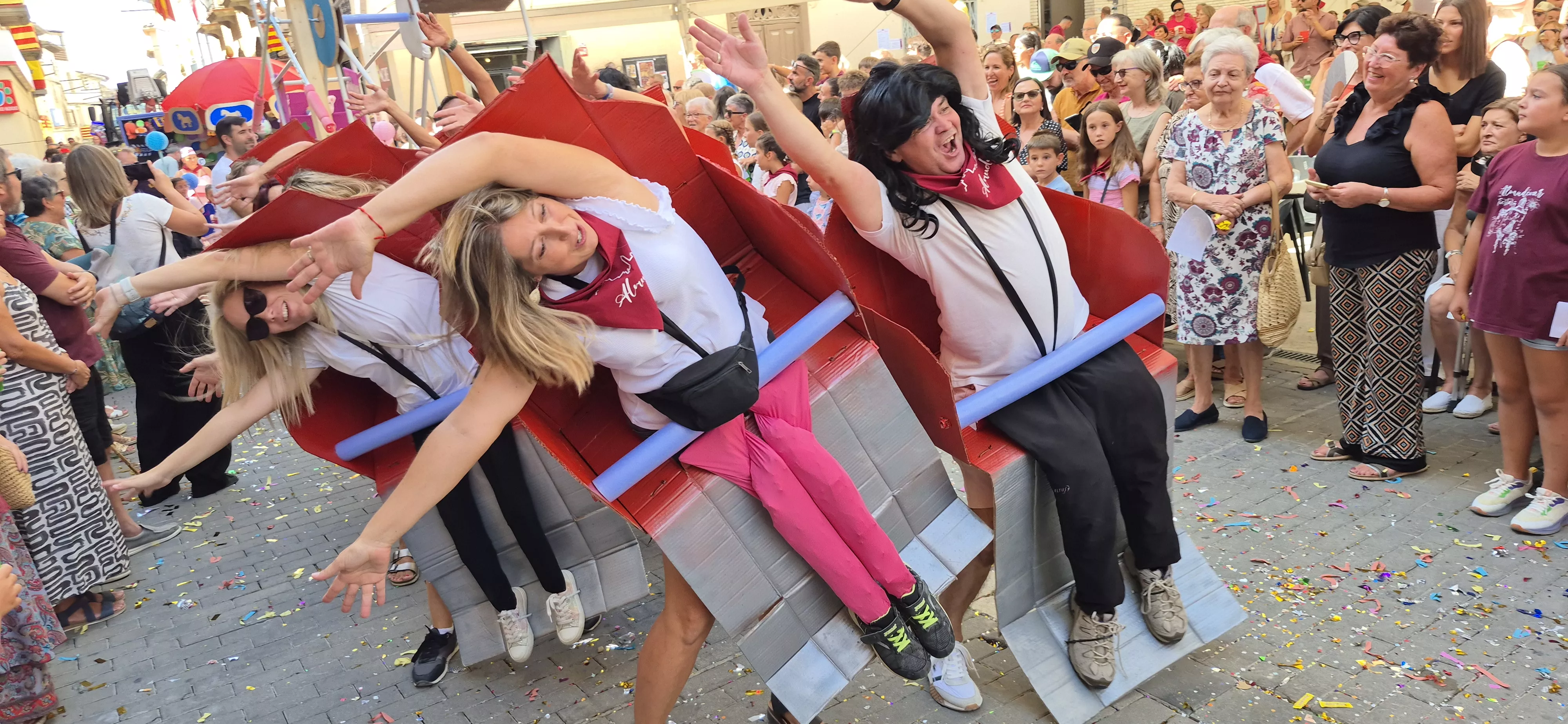 Imágenes del inicio de las fiestas de Almudévar 2026. Foto Myriam Martínez