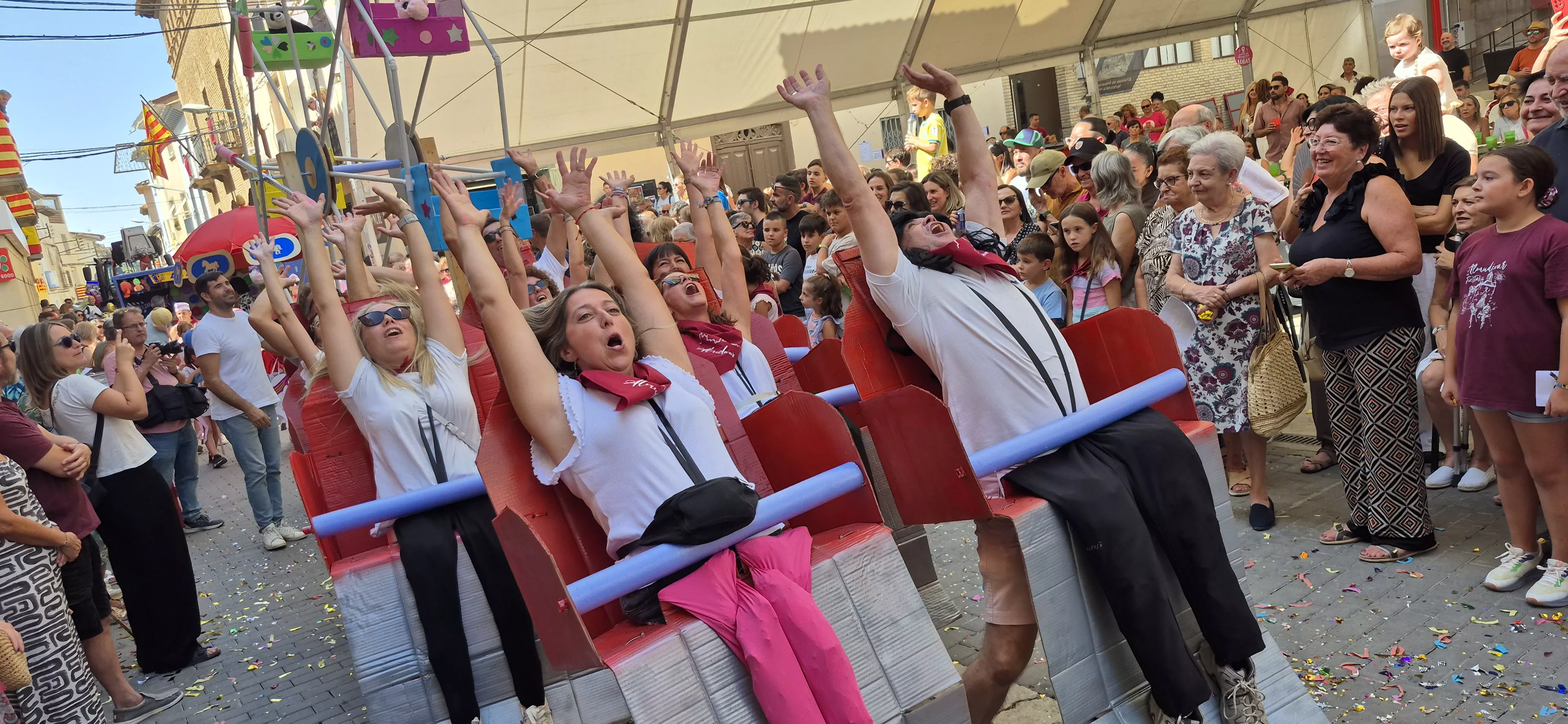Imágenes del inicio de las fiestas de Almudévar 2026. Foto Myriam Martínez