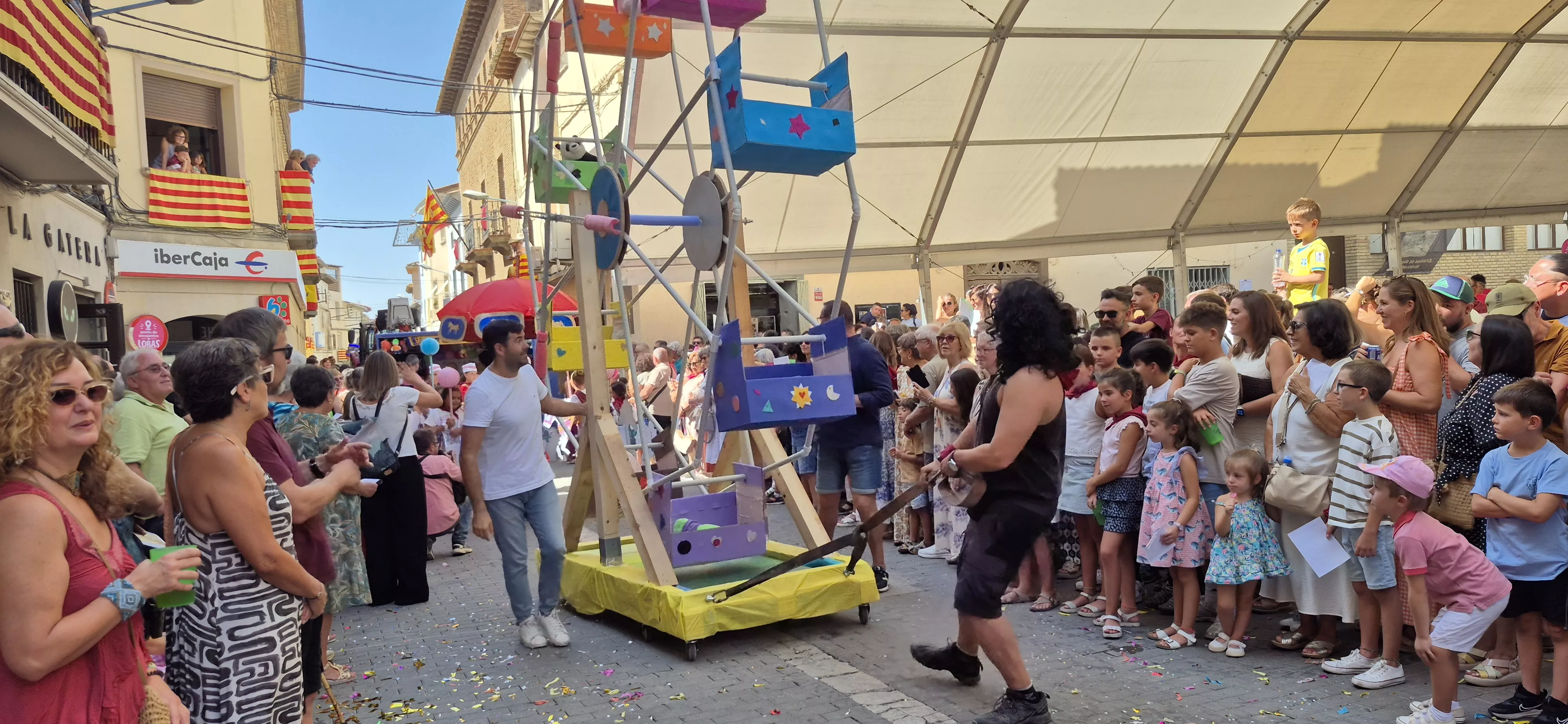 Imágenes del inicio de las fiestas de Almudévar 2026. Foto Myriam Martínez