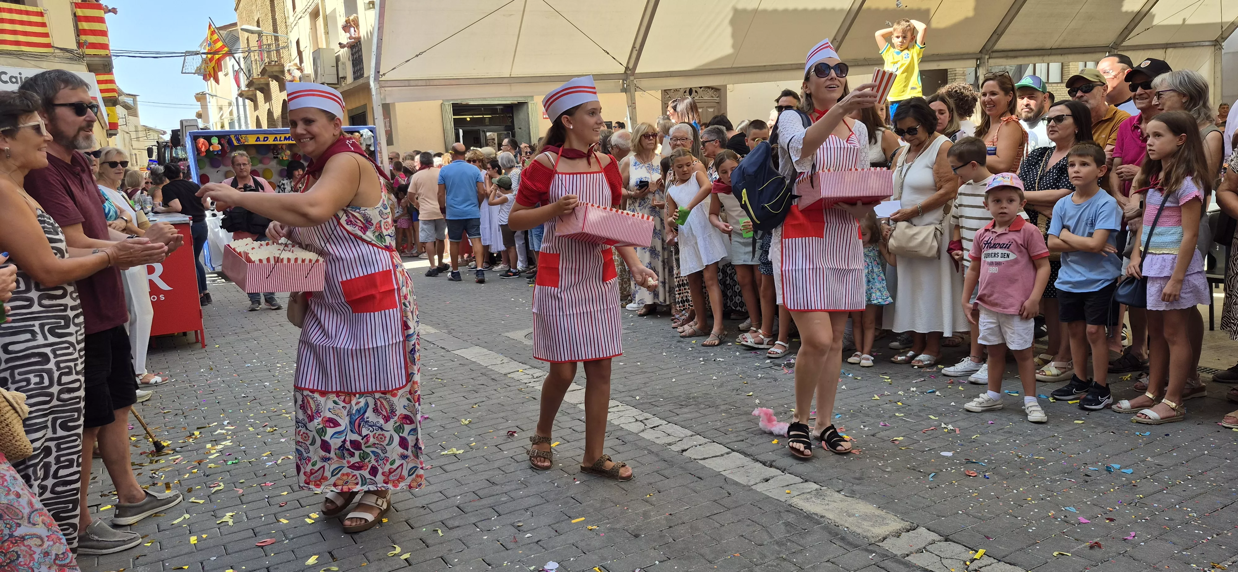 Imágenes del inicio de las fiestas de Almudévar 2026. Foto Myriam Martínez
