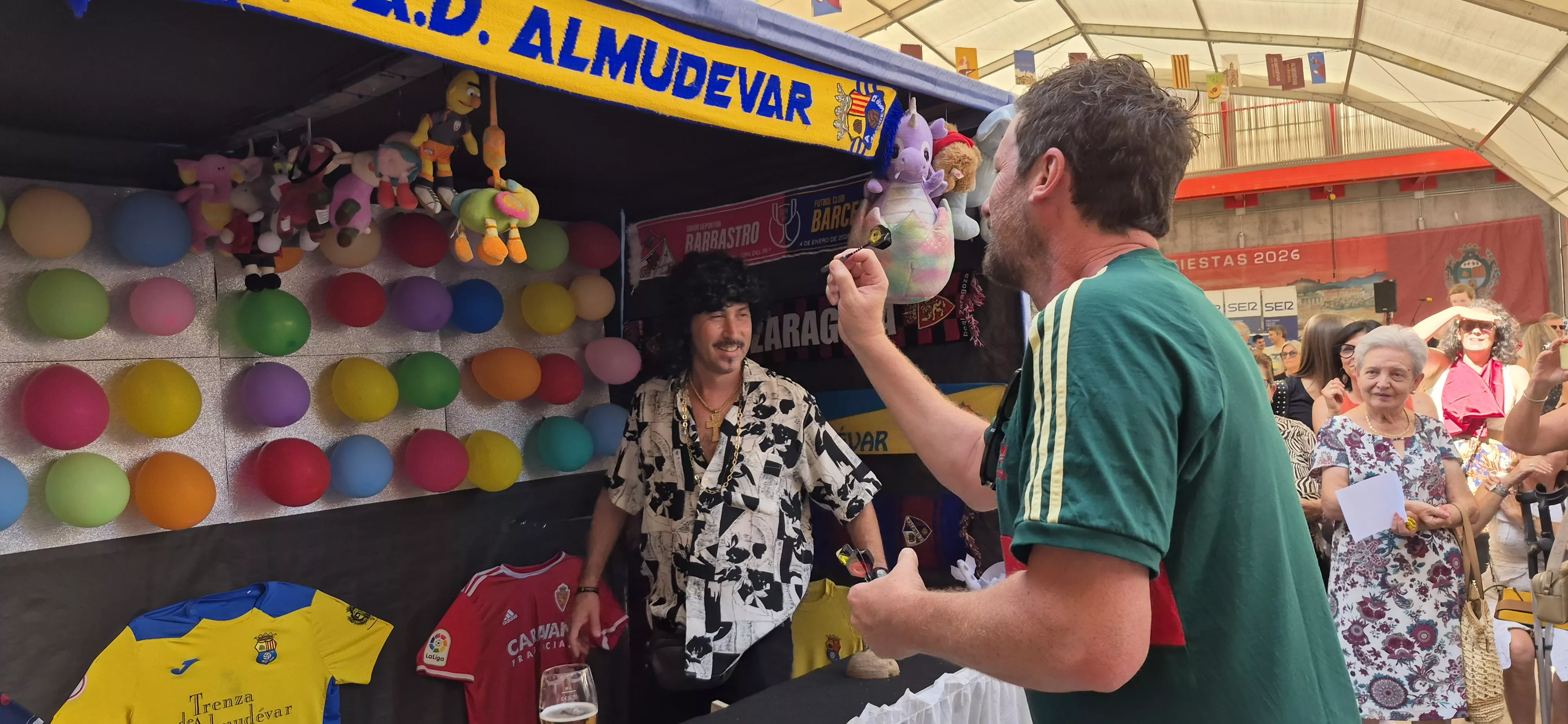 Imágenes del inicio de las fiestas de Almudévar 2026. Foto Myriam Martínez