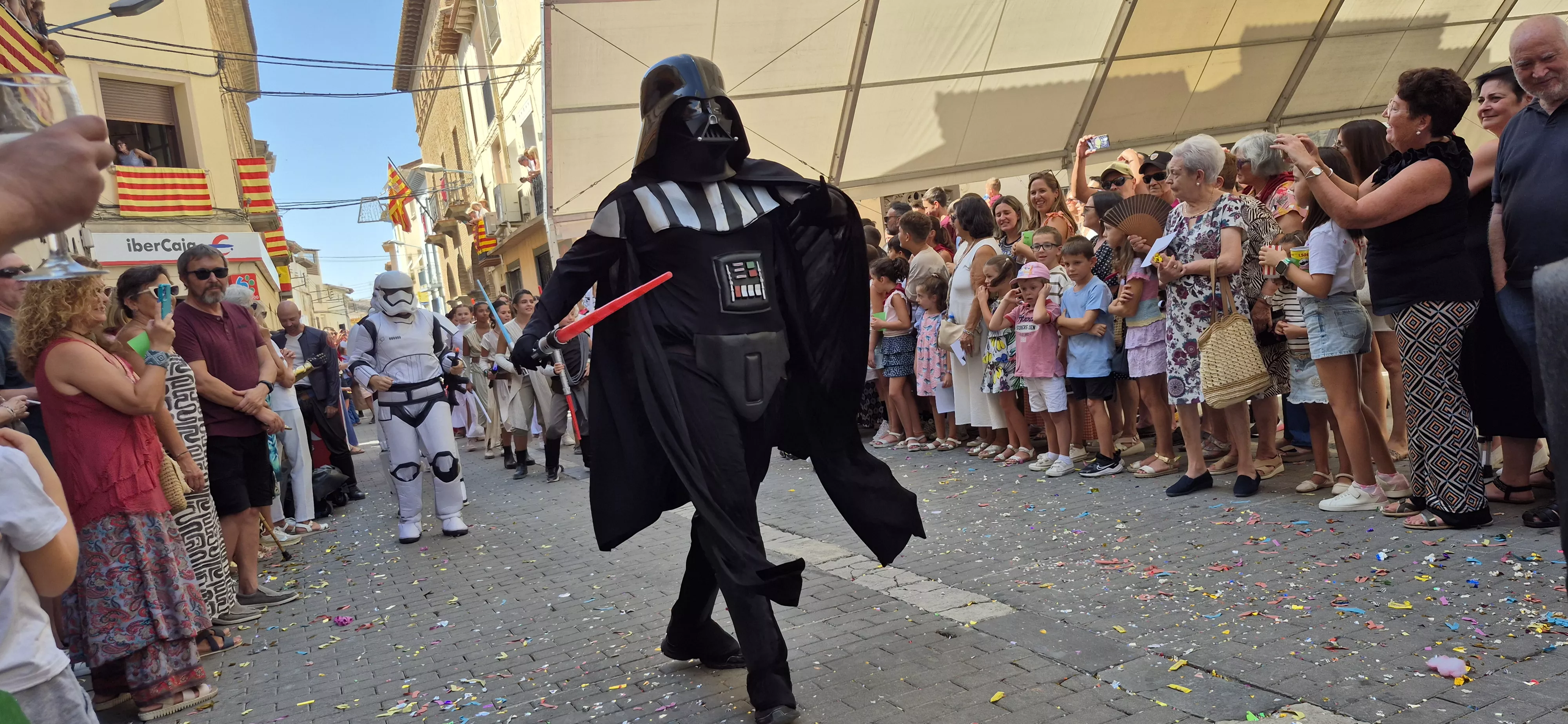 Imágenes del inicio de las fiestas de Almudévar 2026. Foto Myriam Martínez