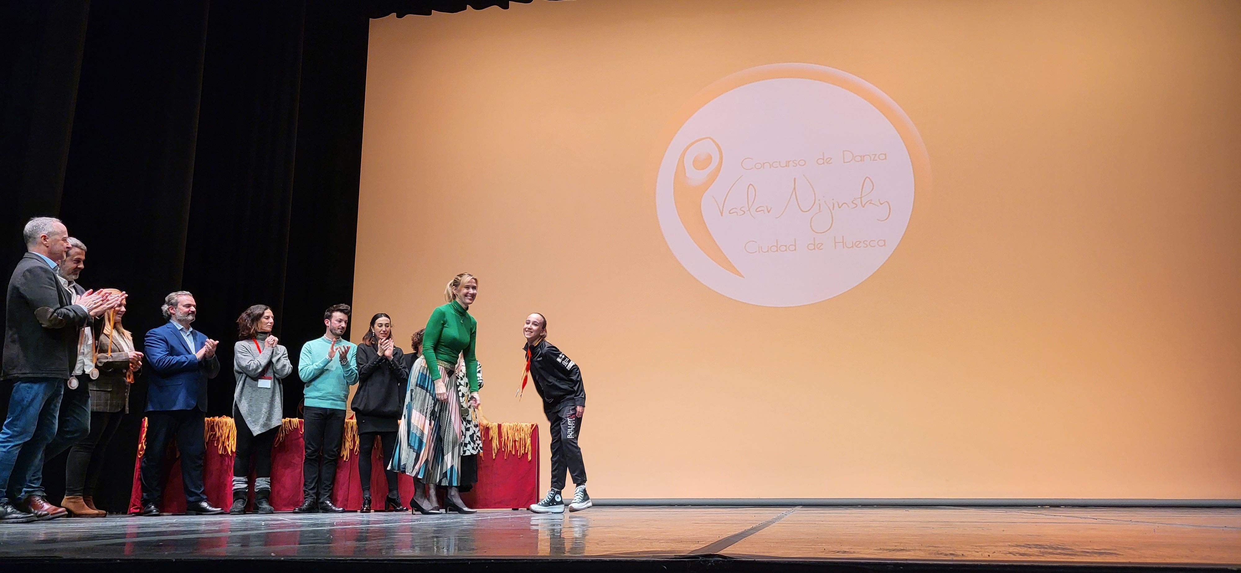 Entrega de premios del IX Concurso de Danza Vaslav Nijinsky Ciudad de Huesca. Foto Myriam Martínez