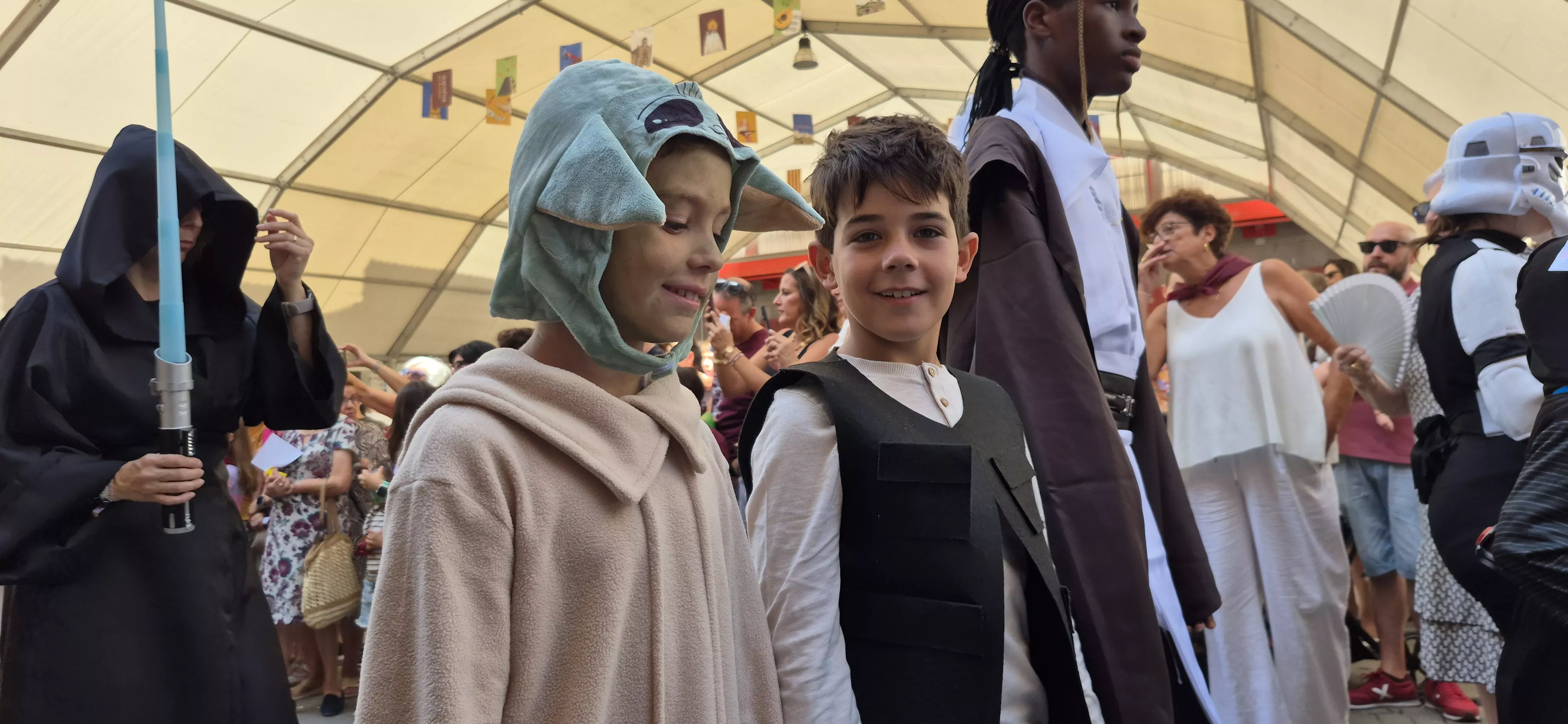 Imágenes del inicio de las fiestas de Almudévar 2026. Foto Myriam Martínez