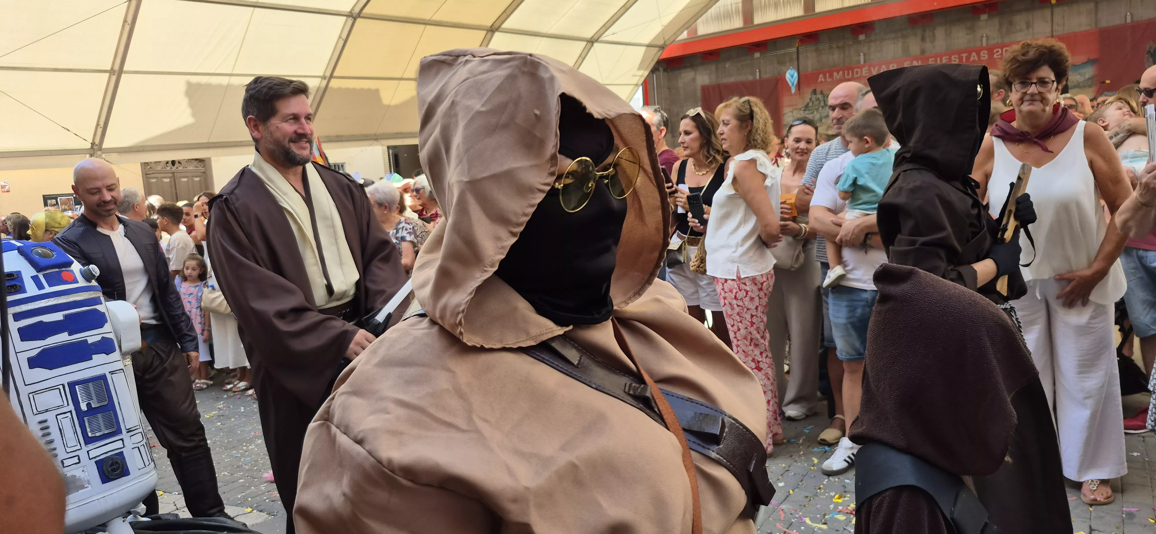 Imágenes del inicio de las fiestas de Almudévar 2026. Foto Myriam Martínez