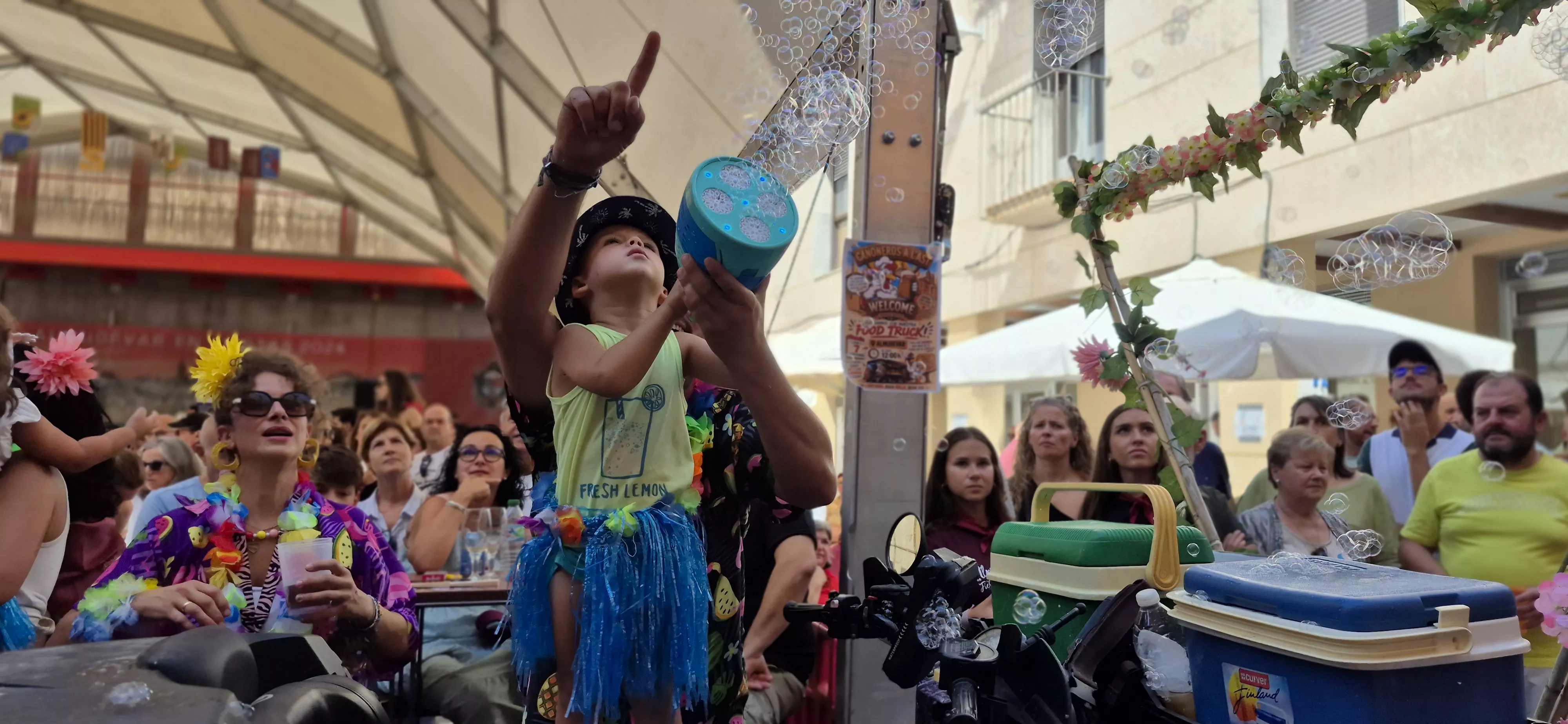 Imágenes del inicio de las fiestas de Almudévar 2026. Foto Myriam Martínez