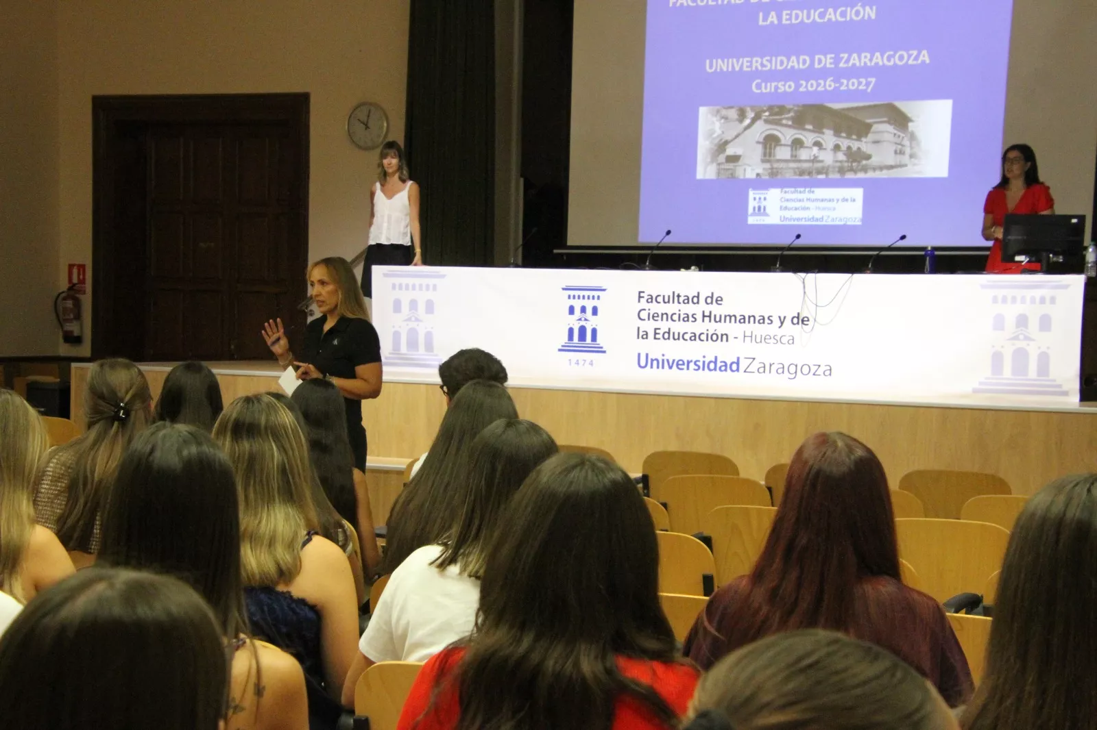 Inicio del curso en la Facultad de Ciencias Humanas y de la Educación. Foto Carlos Neofato