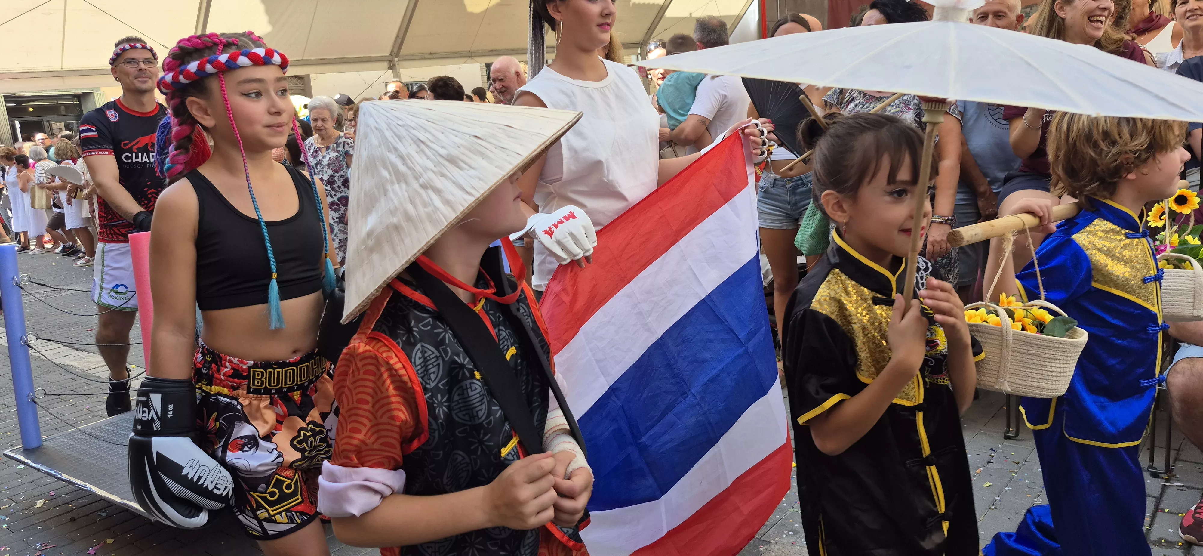 Imágenes del inicio de las fiestas de Almudévar 2026. Foto Myriam Martínez