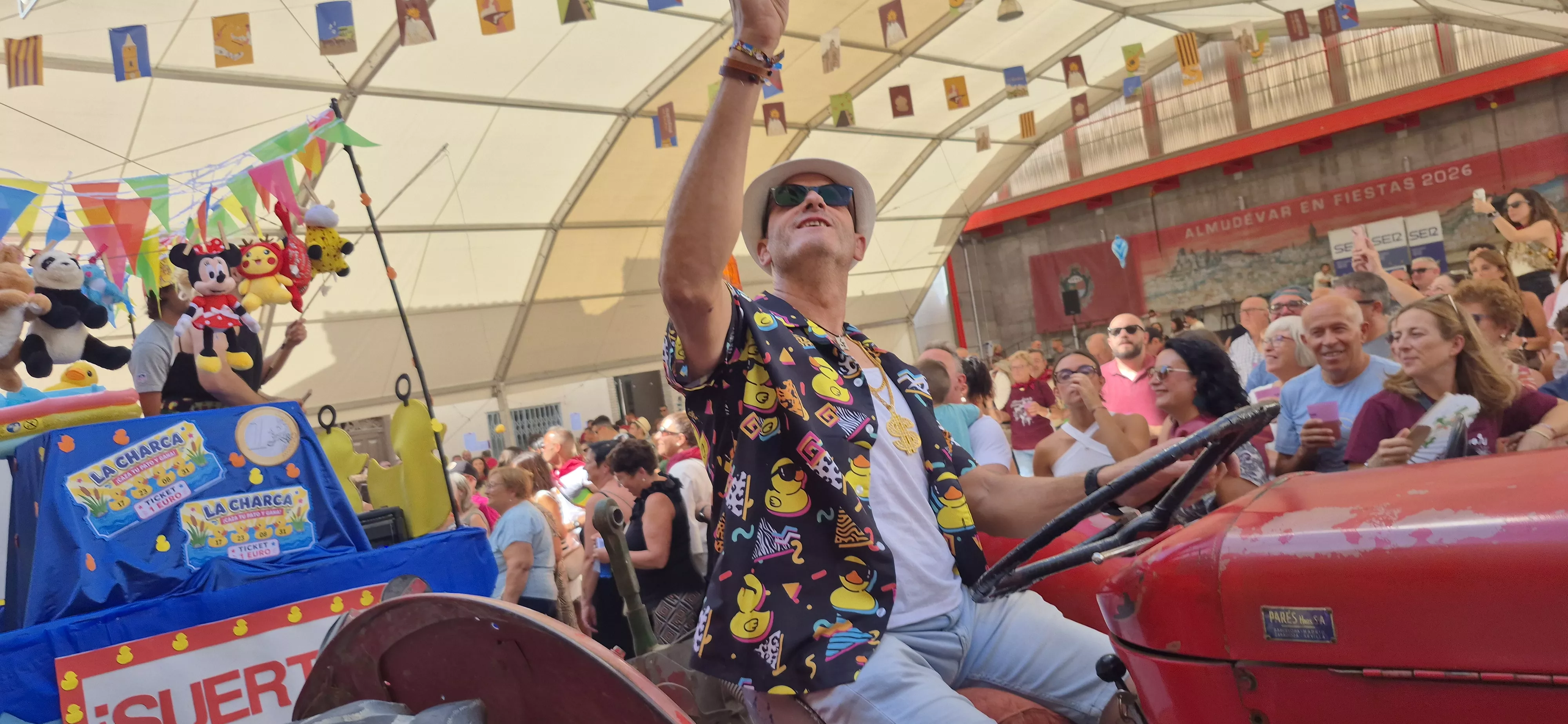 Imágenes del inicio de las fiestas de Almudévar 2026. Foto Myriam Martínez