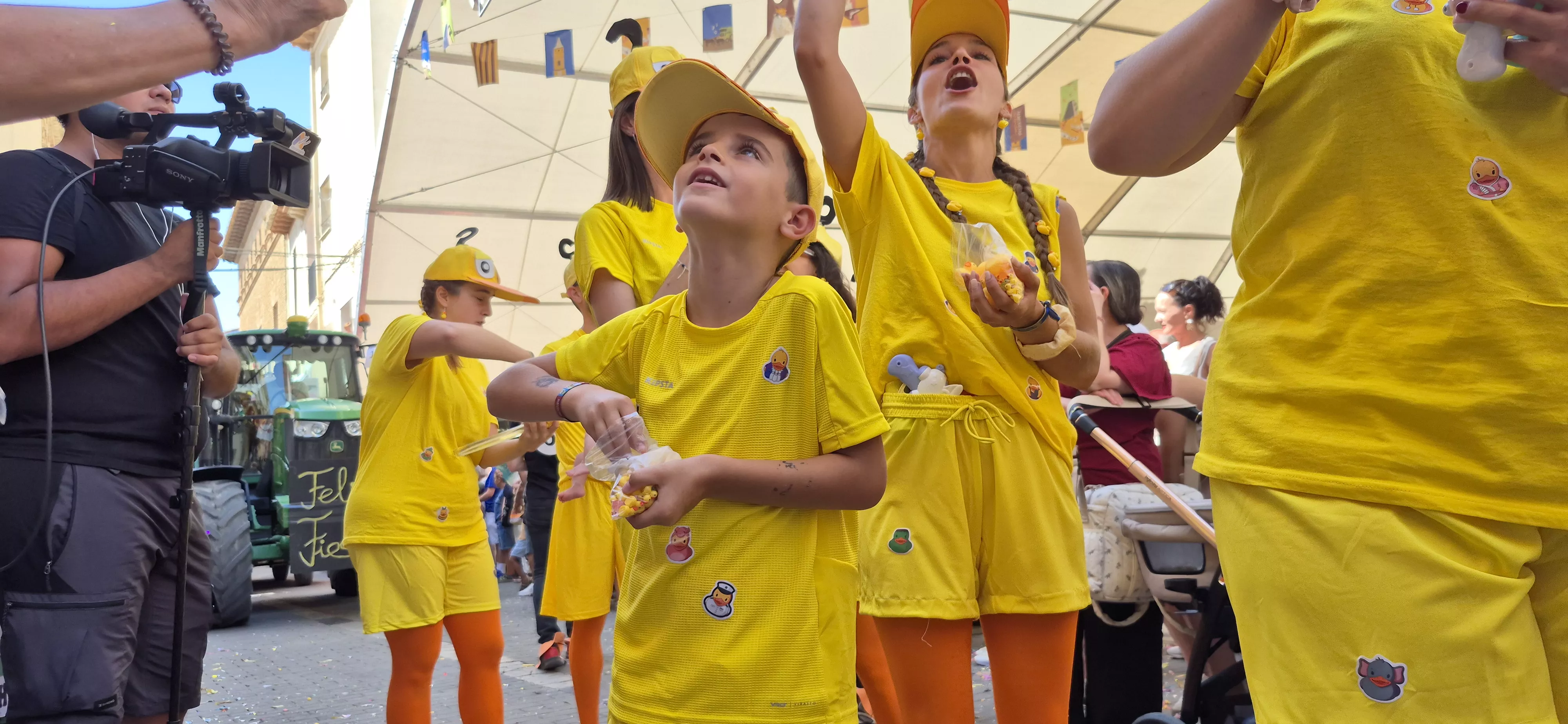 Imágenes del inicio de las fiestas de Almudévar 2026. Foto Myriam Martínez