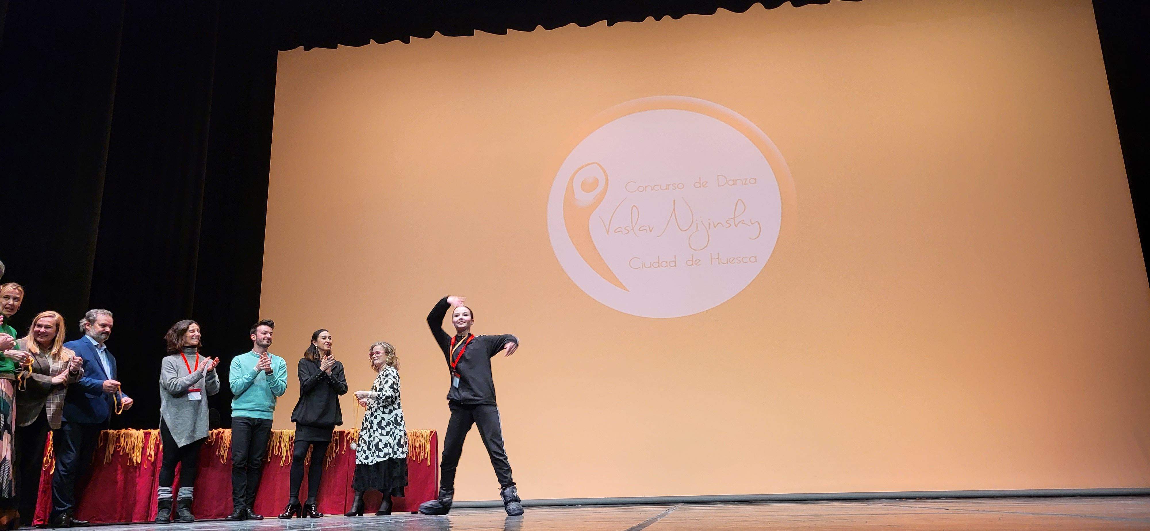 Entrega de premios del IX Concurso de Danza Vaslav Nijinsky Ciudad de Huesca. Foto Myriam Martínez