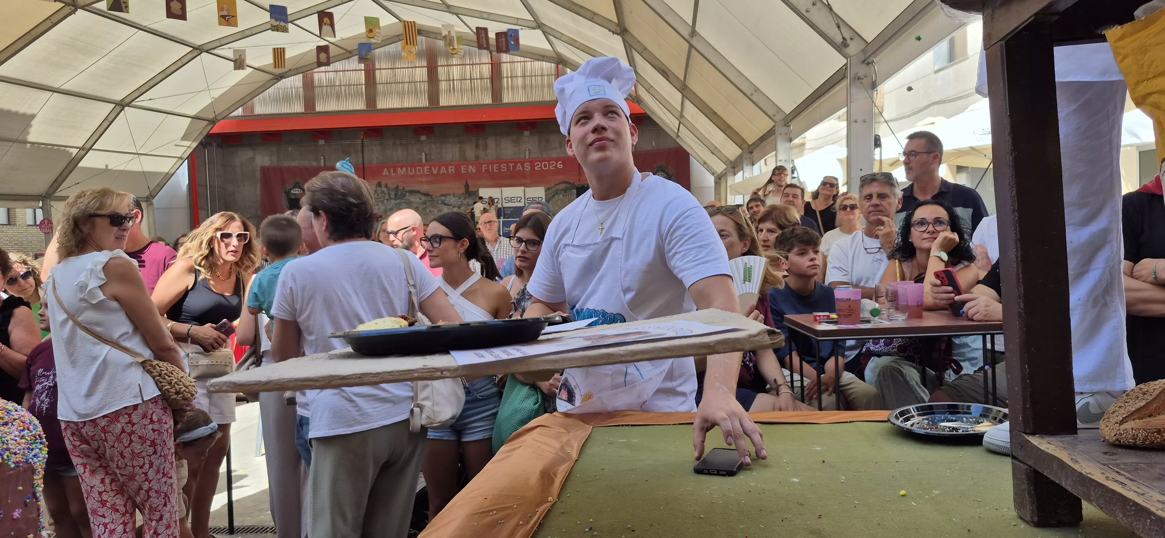 Imágenes del inicio de las fiestas de Almudévar 2026. Foto Myriam Martínez